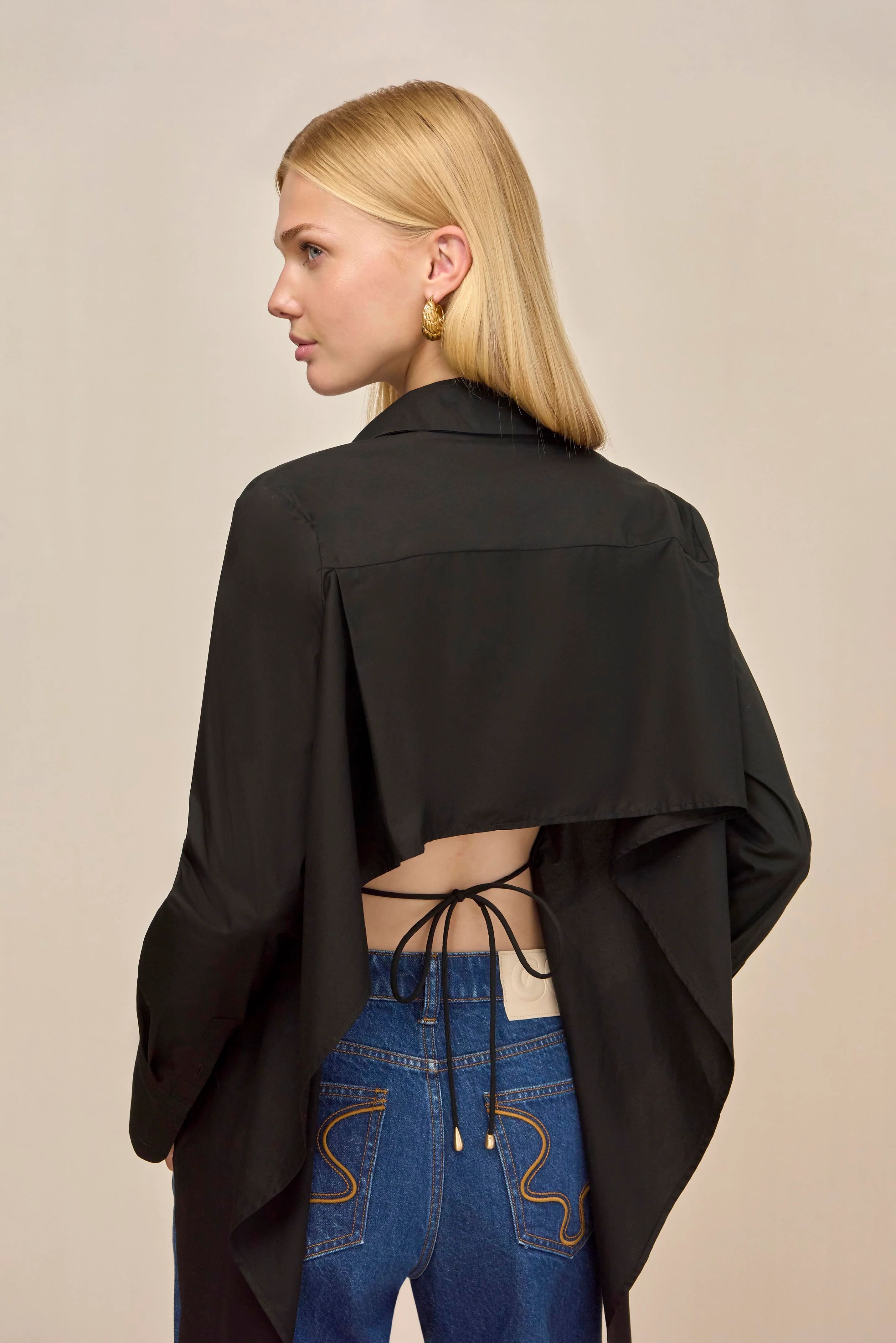 EMELYN TOP - BLACK - Image 5