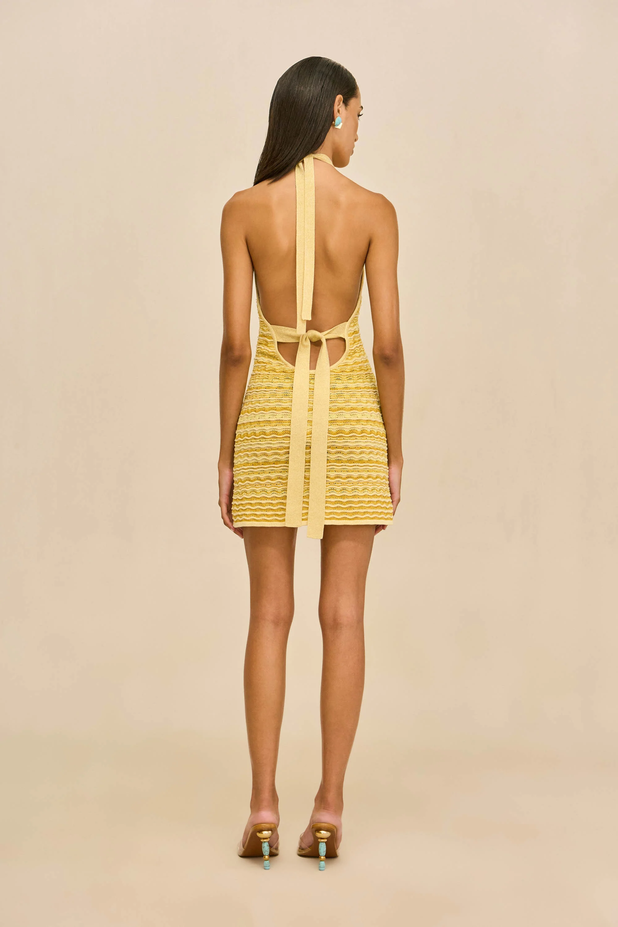 ERINA KNIT DRESS - MARIGOLD - Image 6