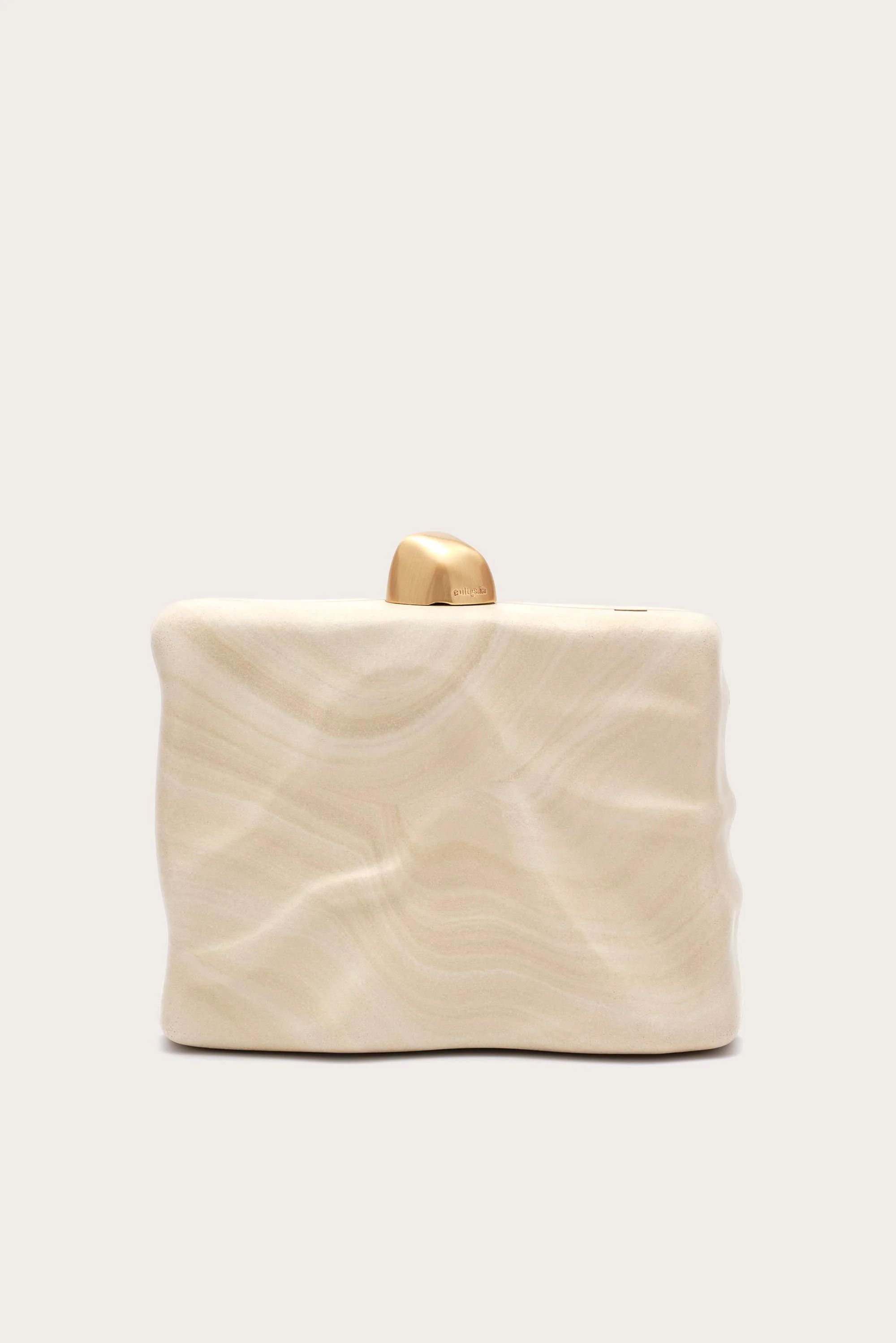 FLYN CLUTCH - TRAVERTINE