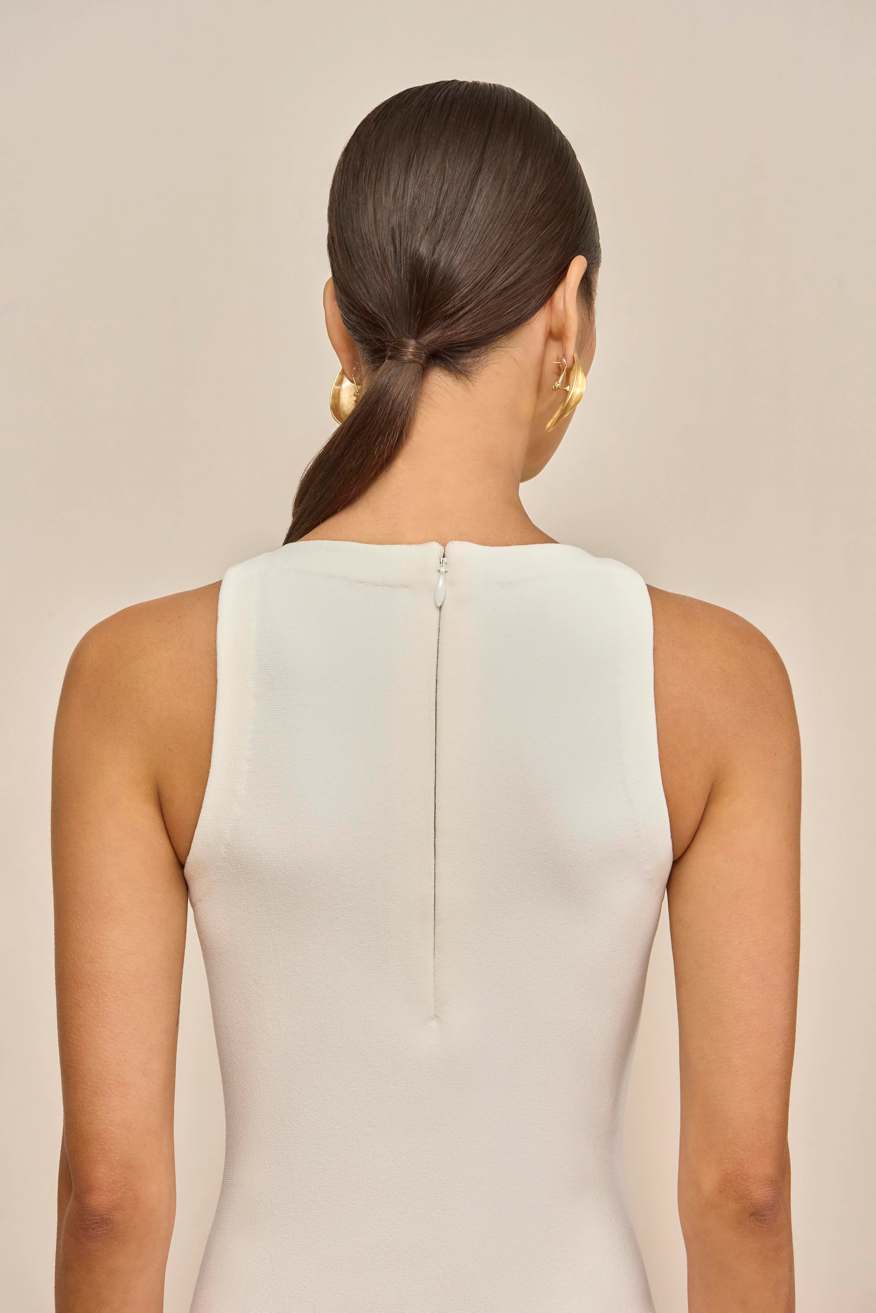 FRANCO KNIT DRESS - OFF WHITE - Image 5