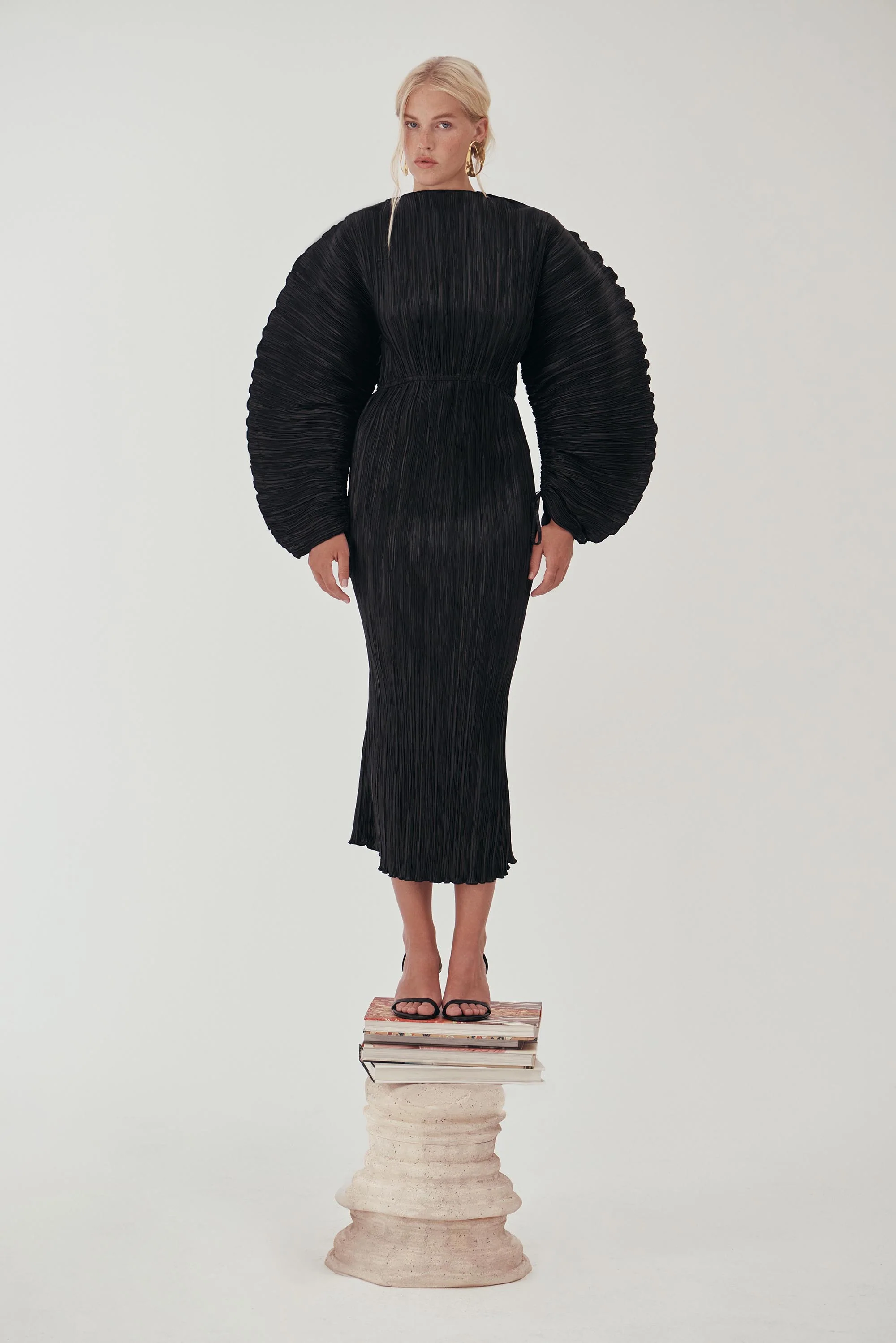 FREDA DRESS - BLACK - Image 6