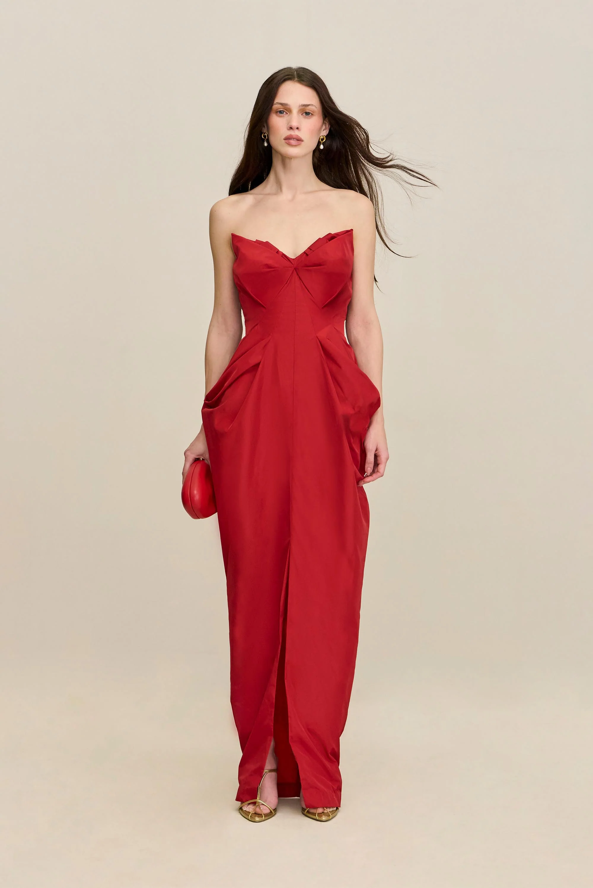 GEMMA GOWN - GARNET
