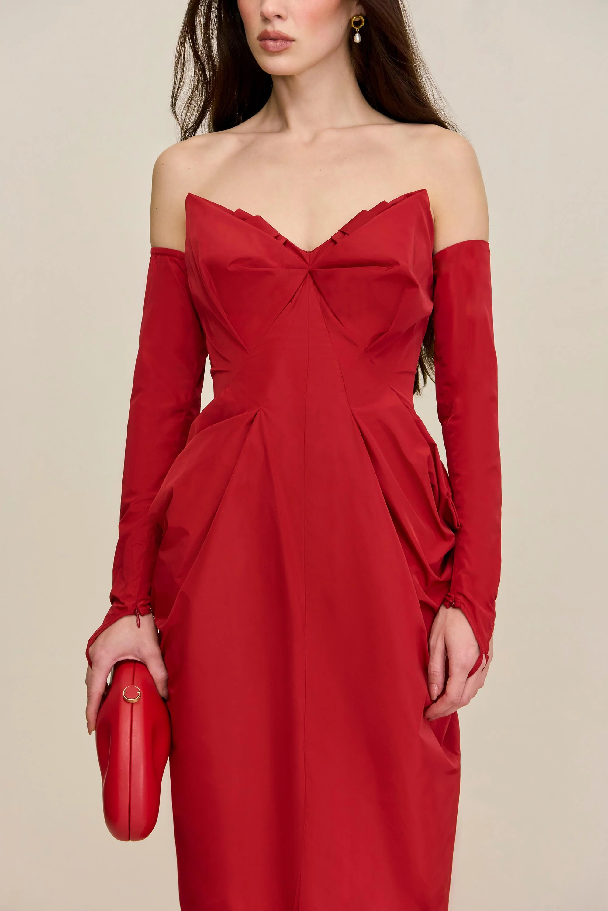 GEMMA GOWN - GARNET - Image 4