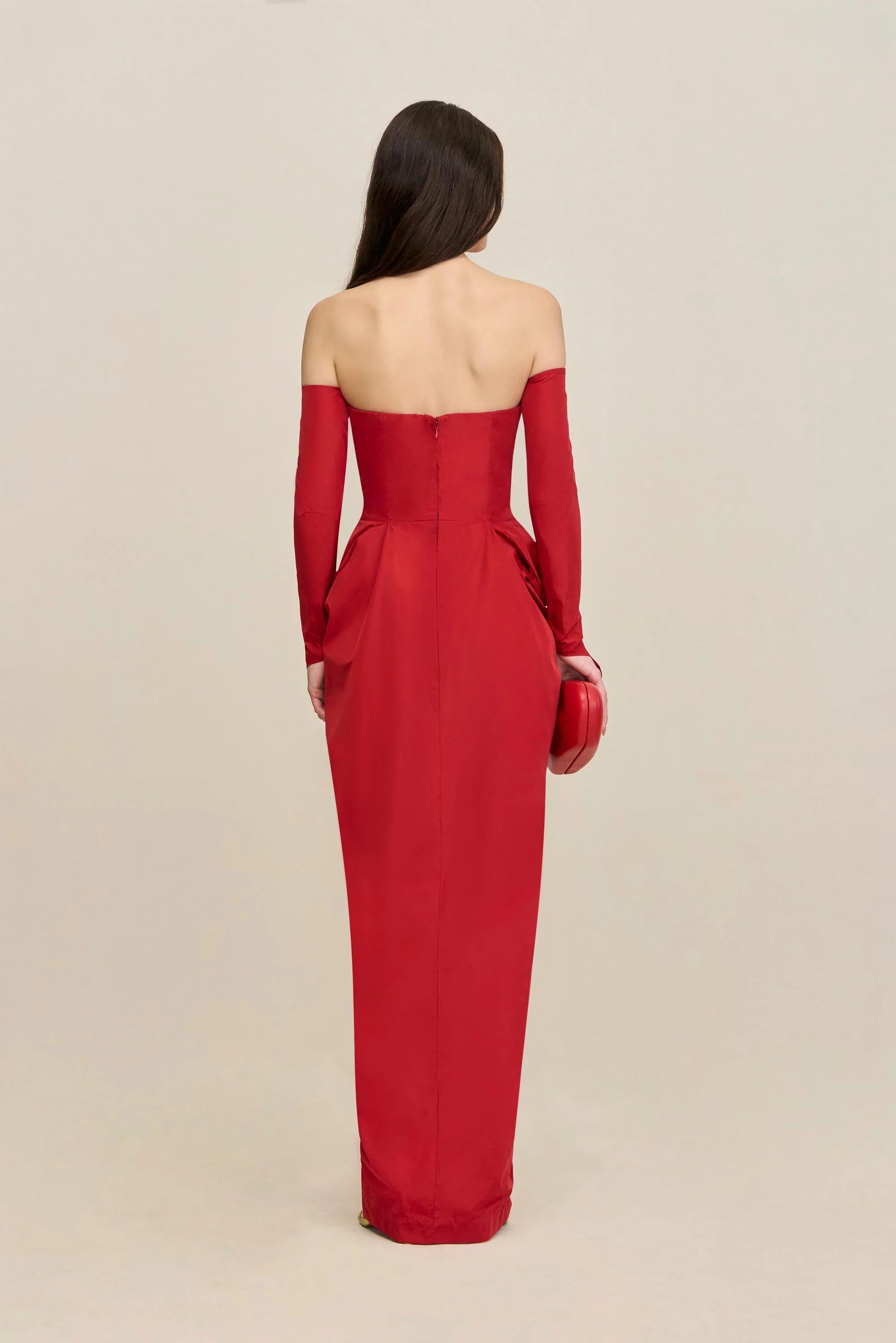 GEMMA GOWN - GARNET - Image 6
