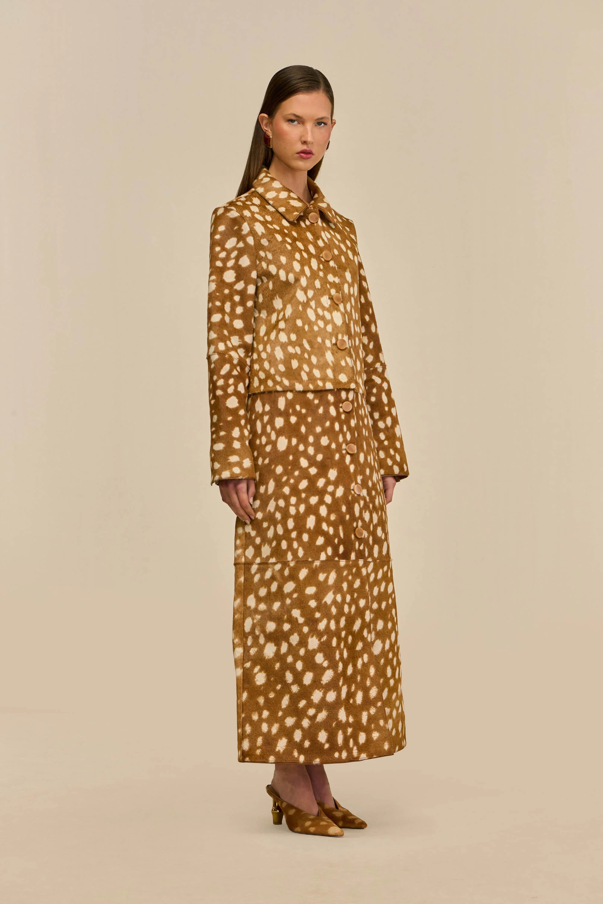 GLINDA CONVERTIBLE COAT - CERVINO - Image 5