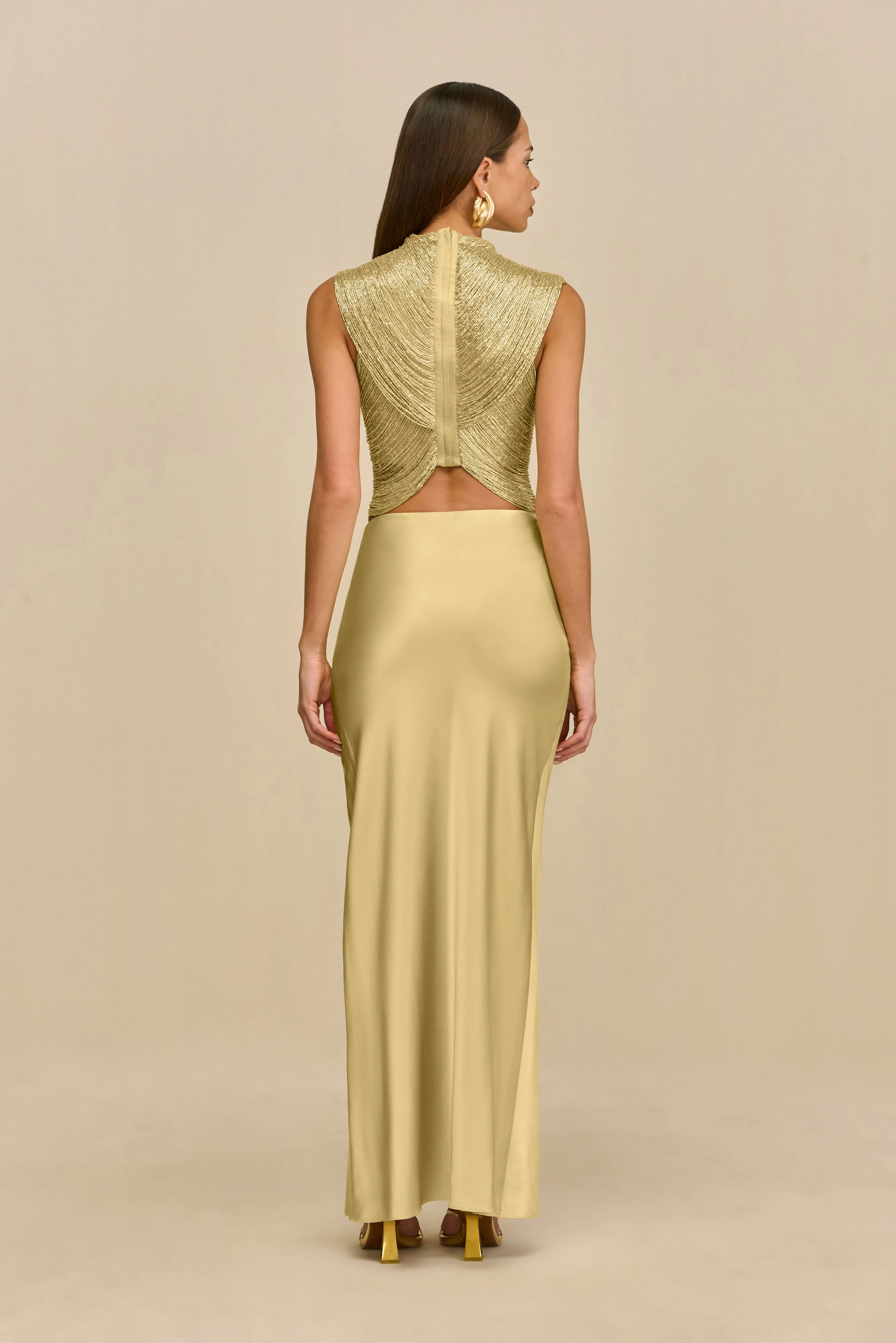 HAISLEY TOP - LIGHT GOLD - Image 7