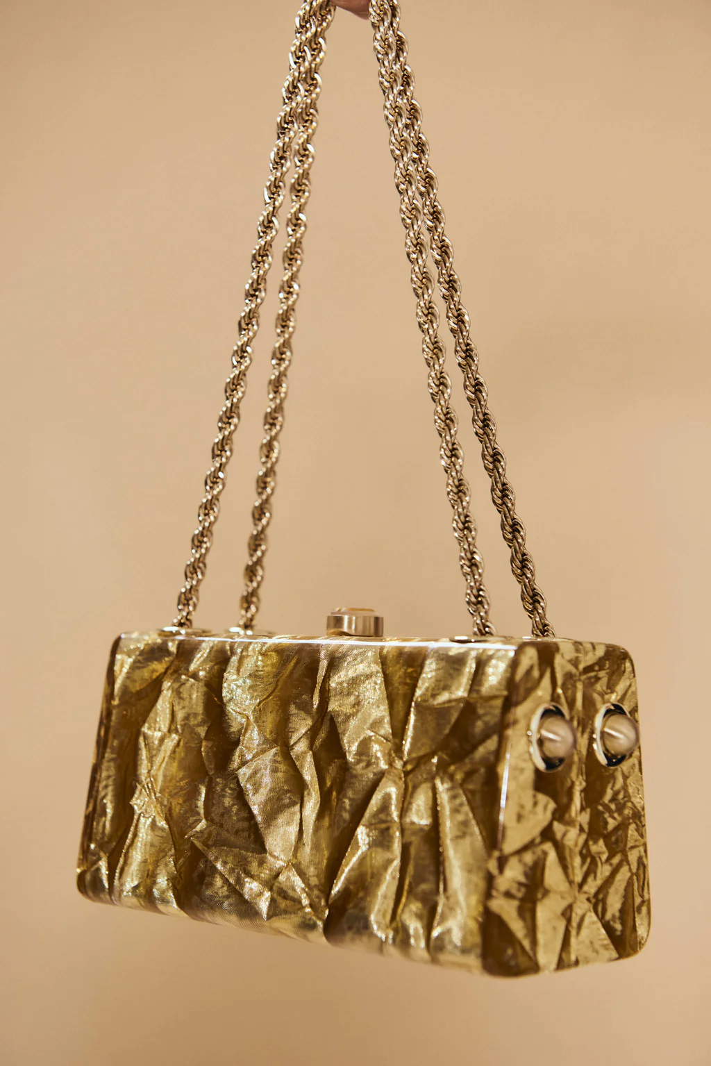 HAJAR SHOULDER BAG - GOLD - Image 4