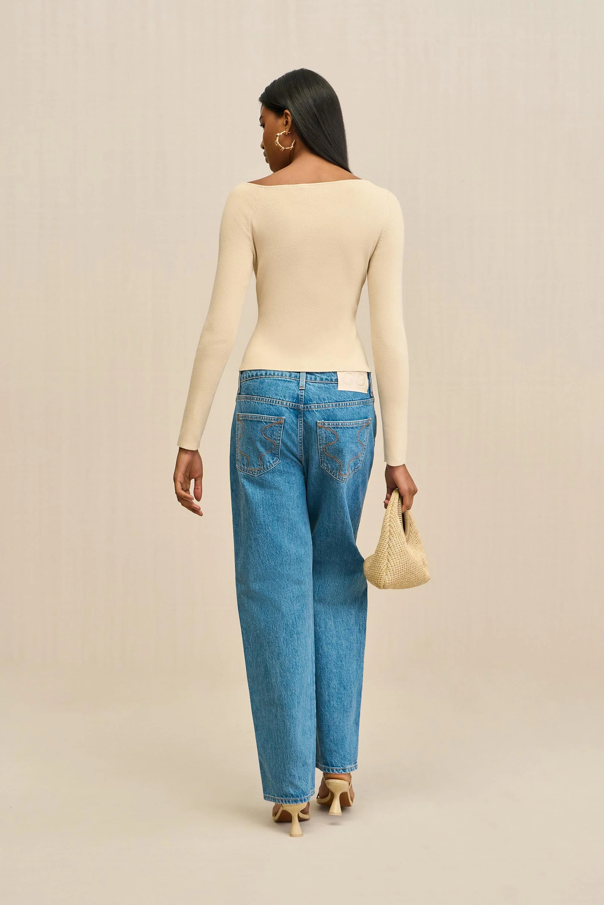 IRIS KNIT TOP - BEACH - Image 6
