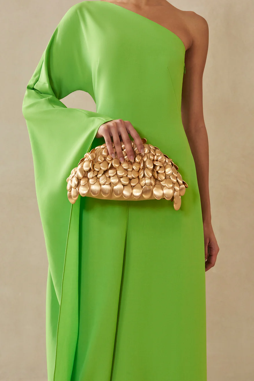 JAALA MINI CLUTCH - BRUSHED BRASS - Image 3