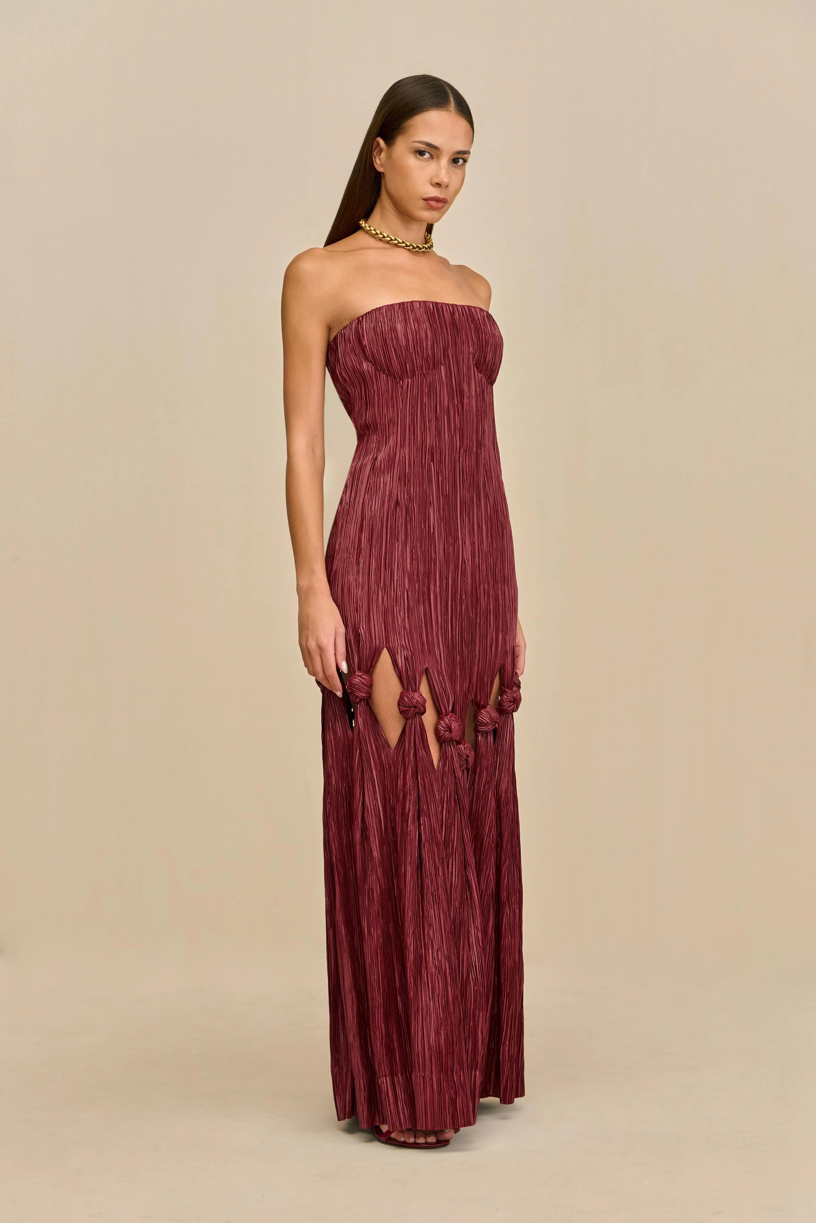 JAMISHA GOWN - CHIANTI - Image 3