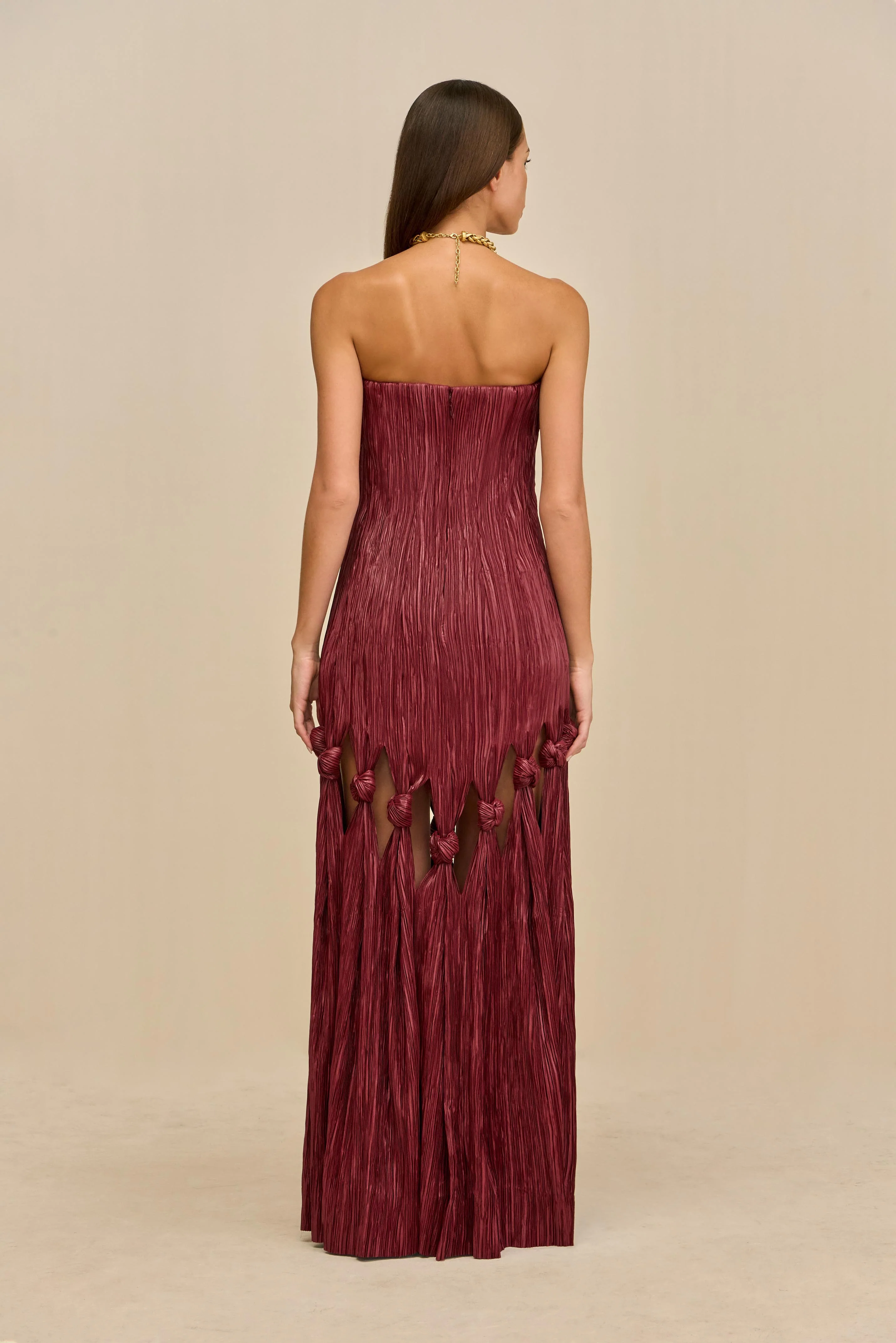 JAMISHA GOWN - CHIANTI - Image 5
