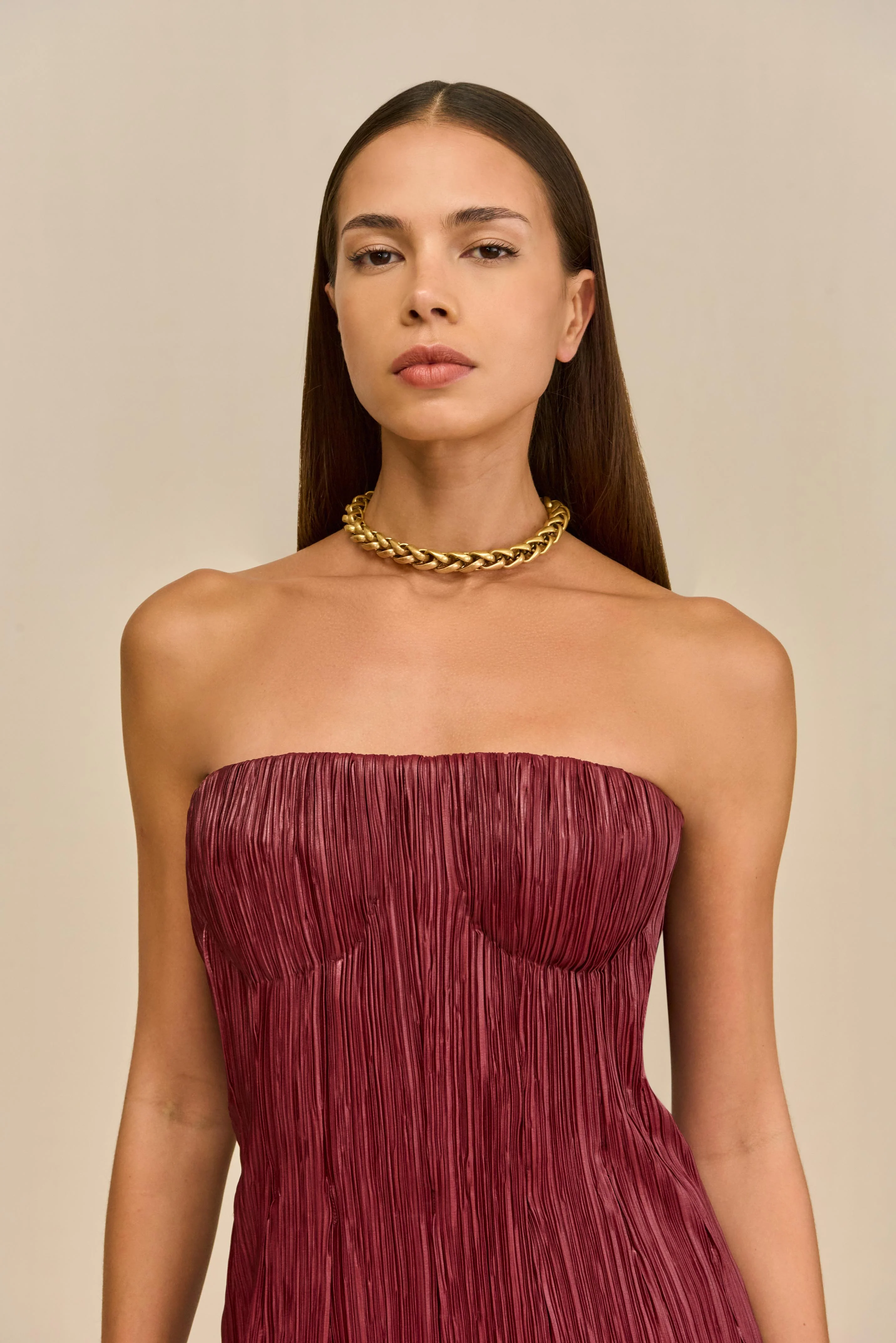JAMISHA GOWN - CHIANTI - Image 6