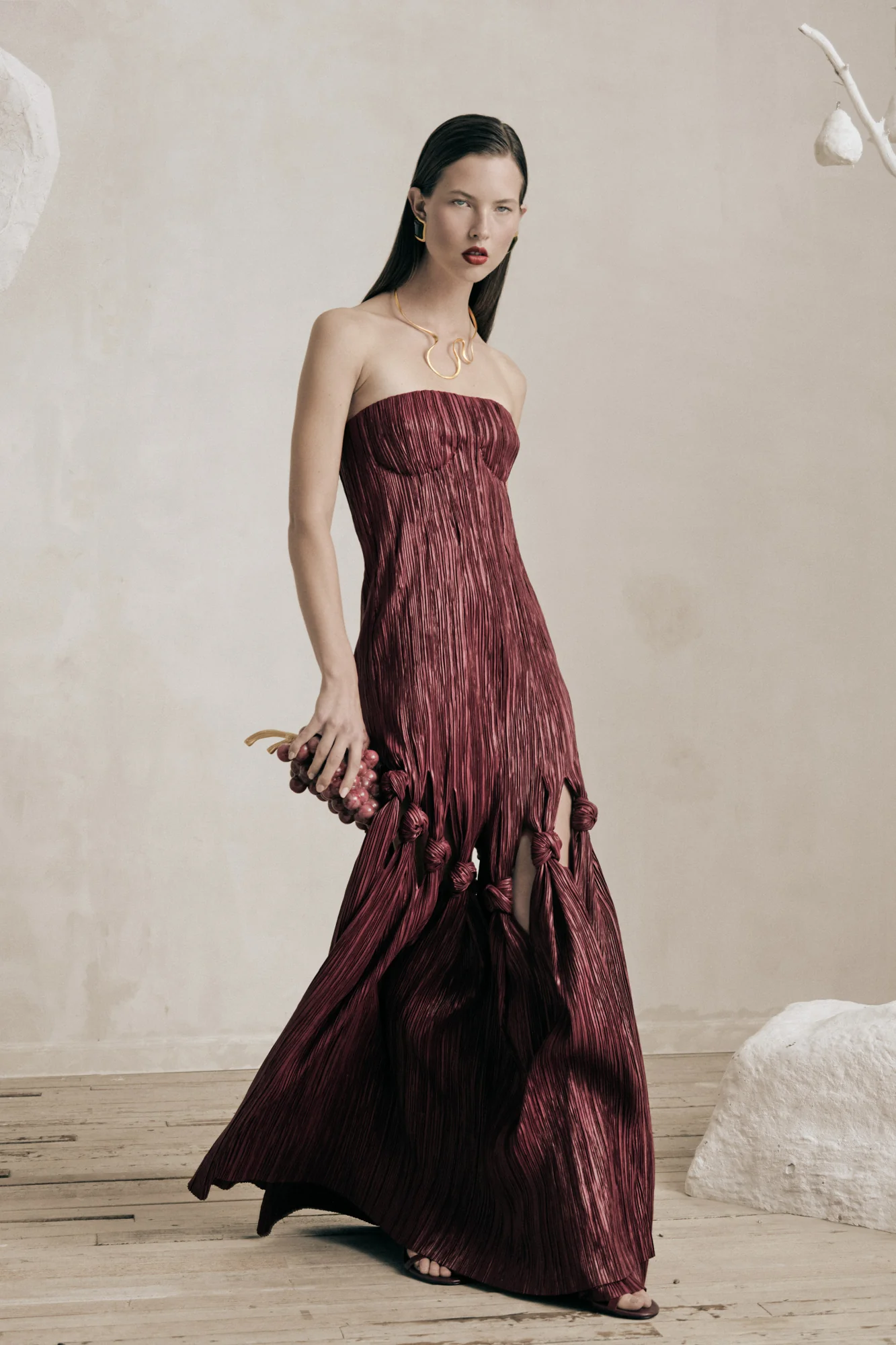 JAMISHA GOWN - CHIANTI - Image 7