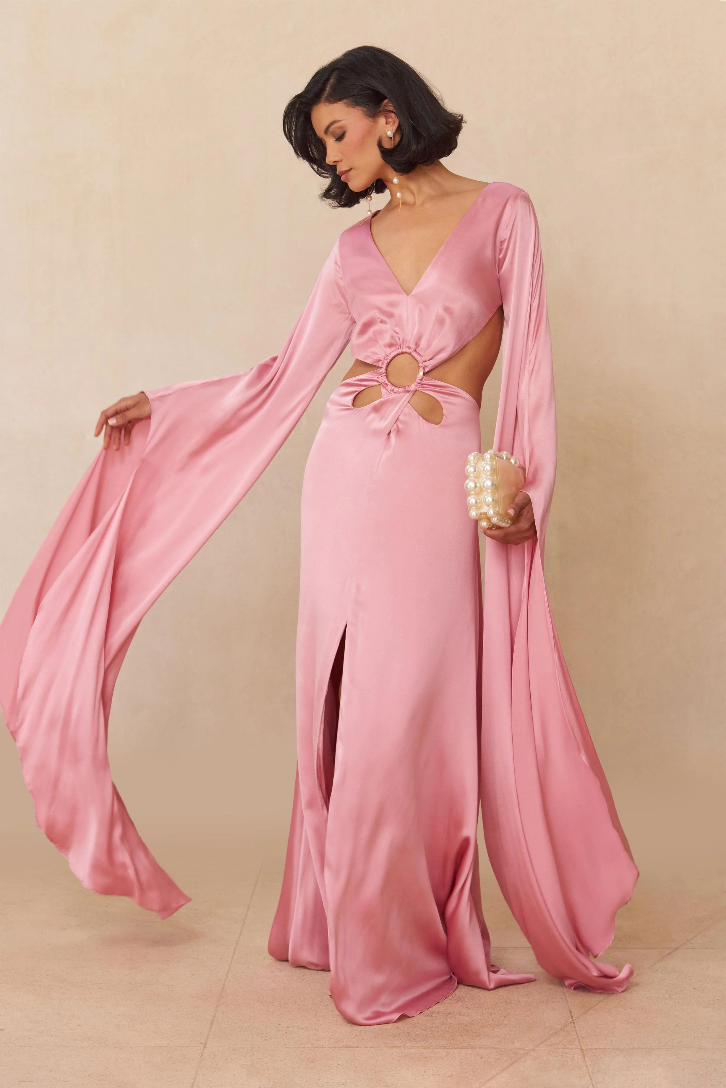JASMIN GOWN - SHELL PINK - Image 2