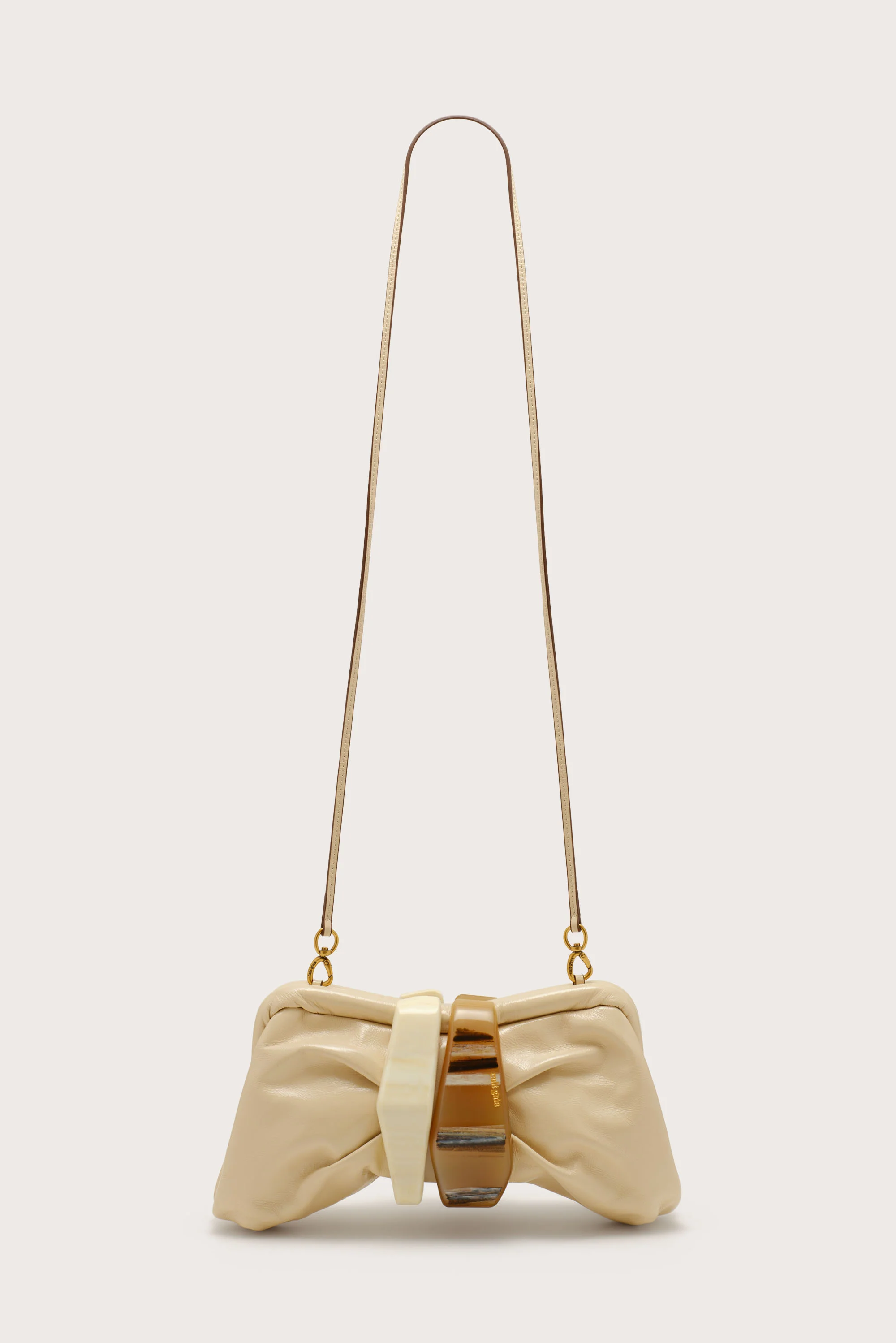 JULITA CONVERTIBLE CLUTCH - ALABASTER - Image 3