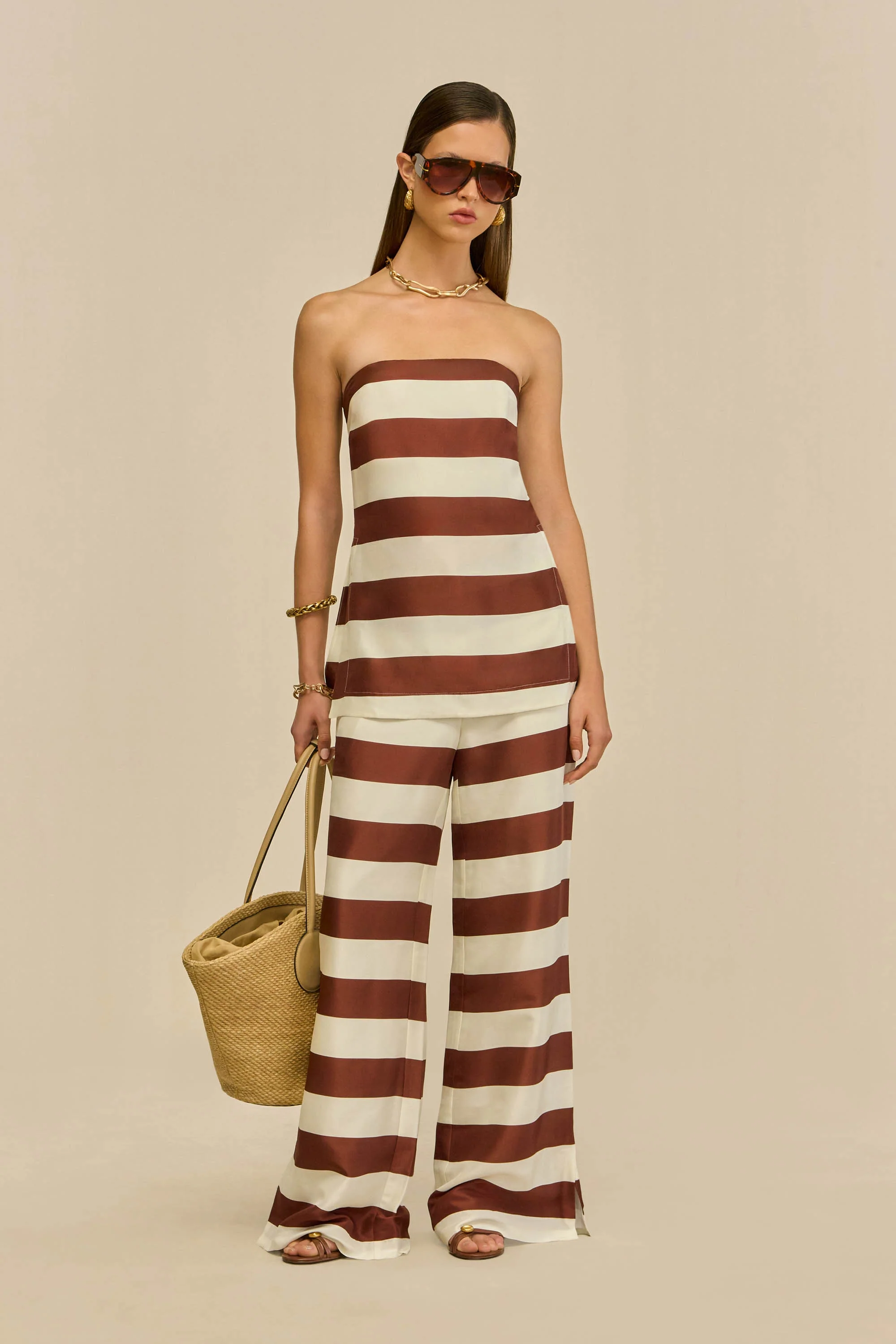 KALILUNA PANT - LARGE SADDLE STRIPE