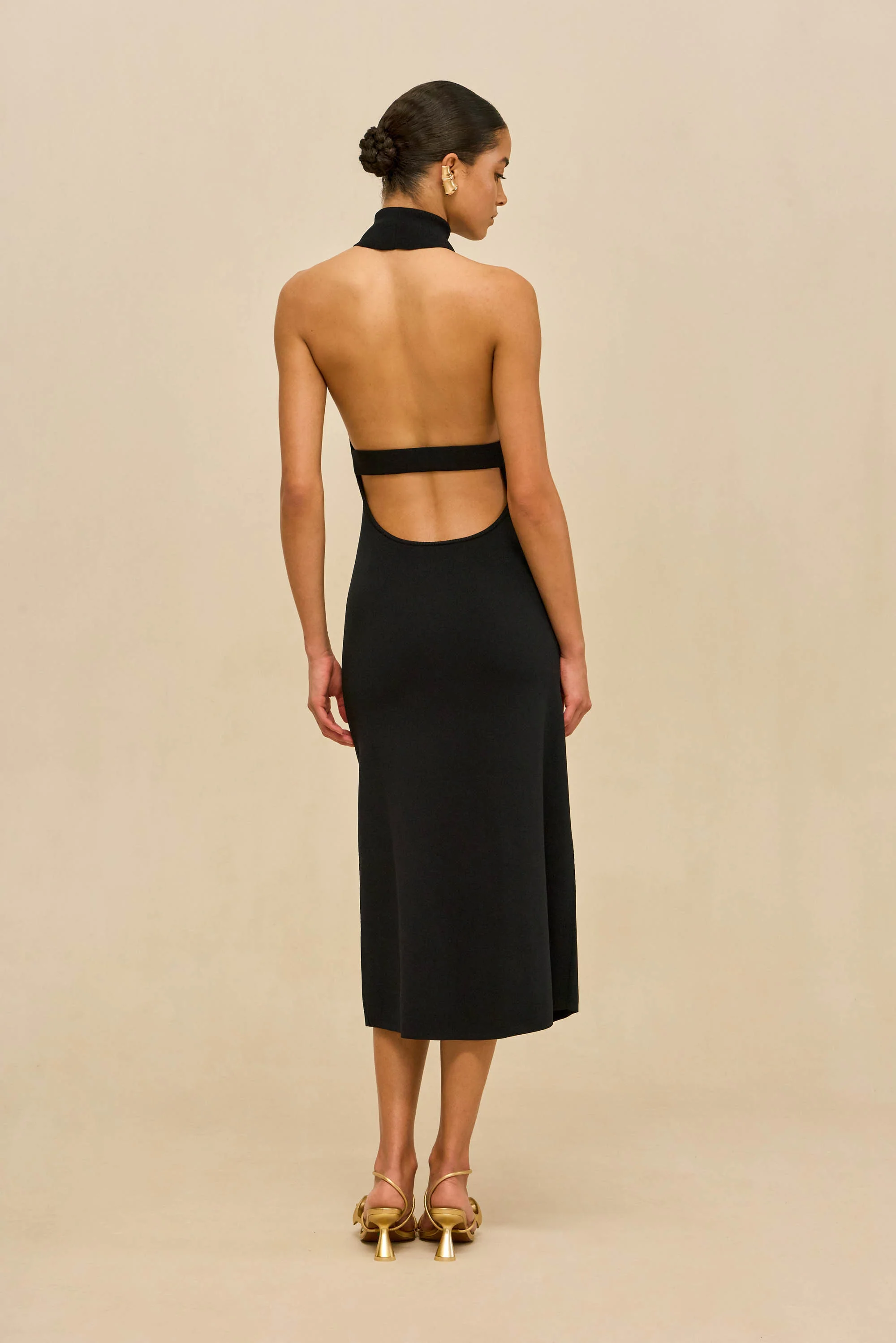 KATARA KNIT DRESS - BLACK - Image 6