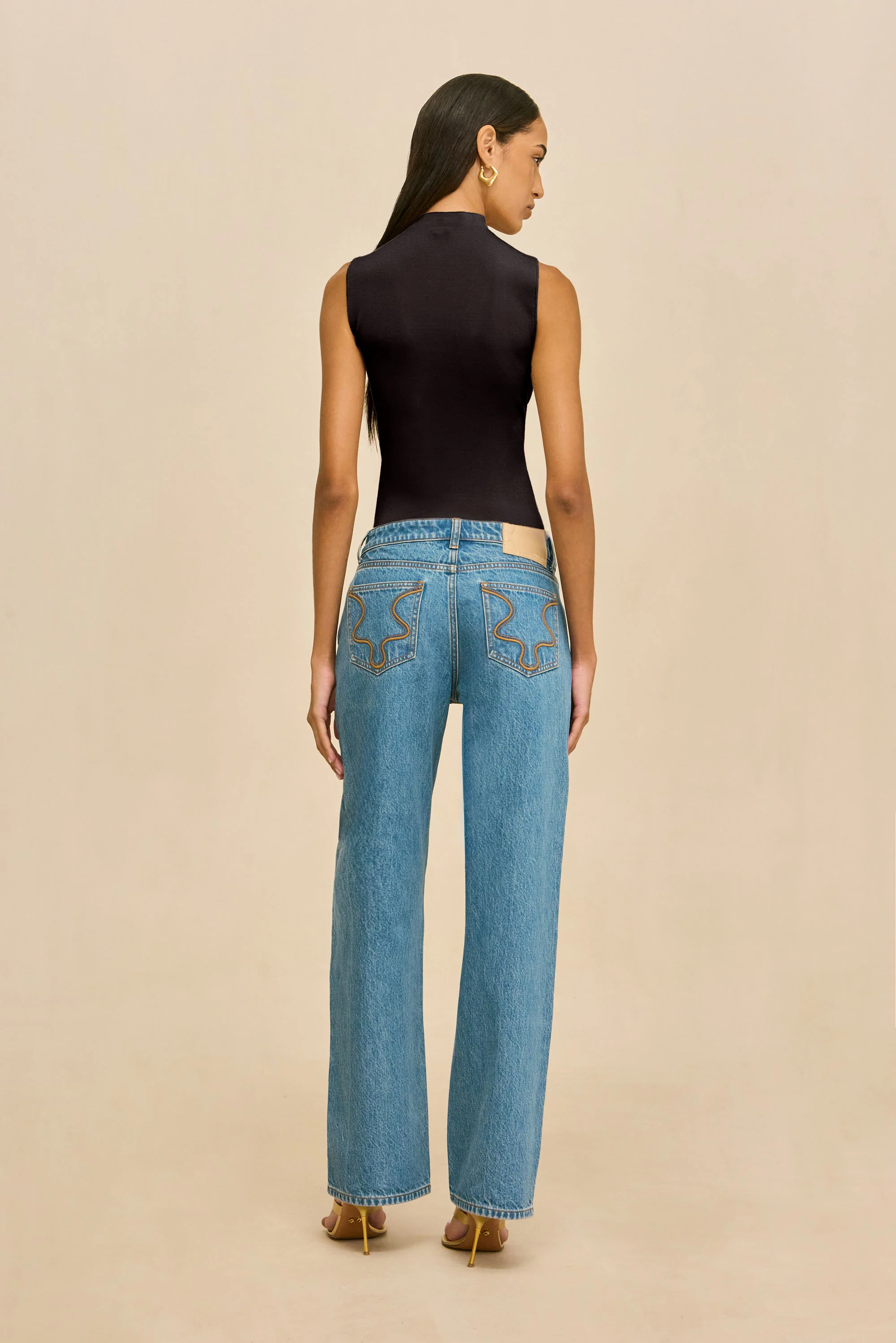 KATHERINE KNIT TOP - BLACK - Image 5