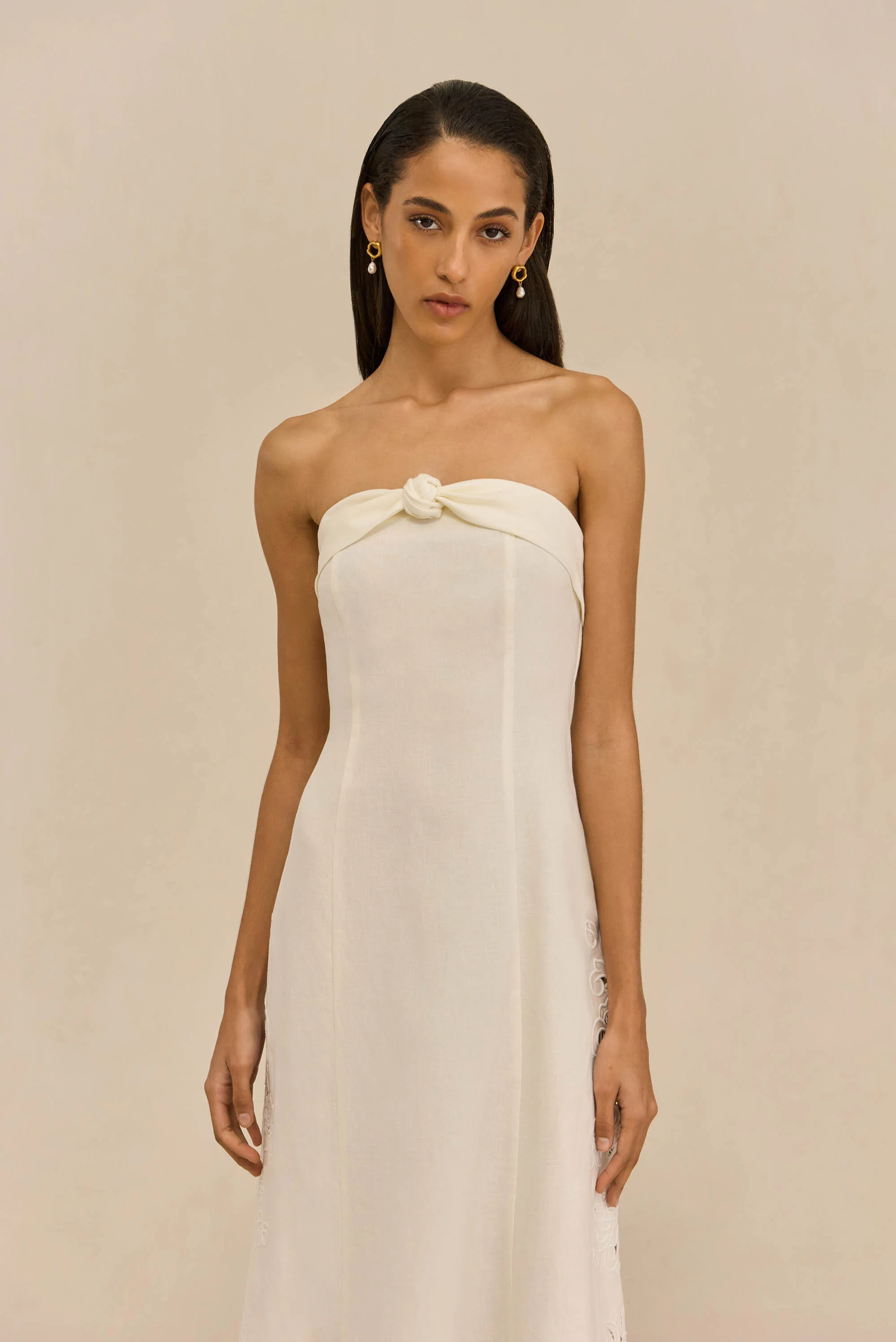 KELLAN DRESS - OFF WHITE - Image 2