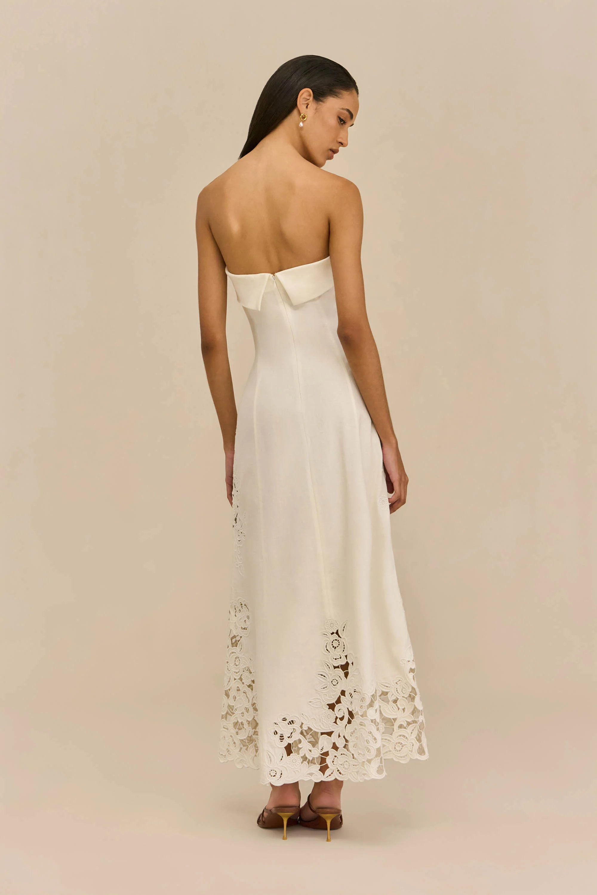 KELLAN DRESS - OFF WHITE - Image 5