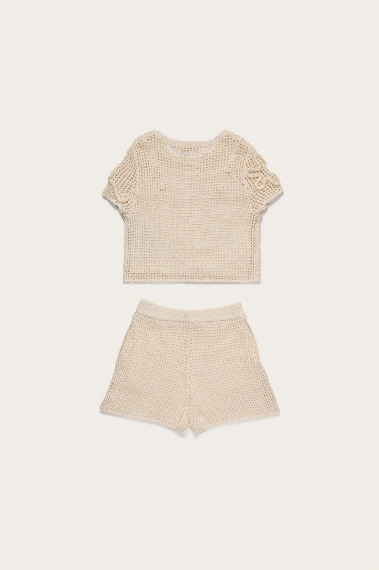 KIDS ILEANA TOP & BOTTOM SET - OFF WHITE - Image 6