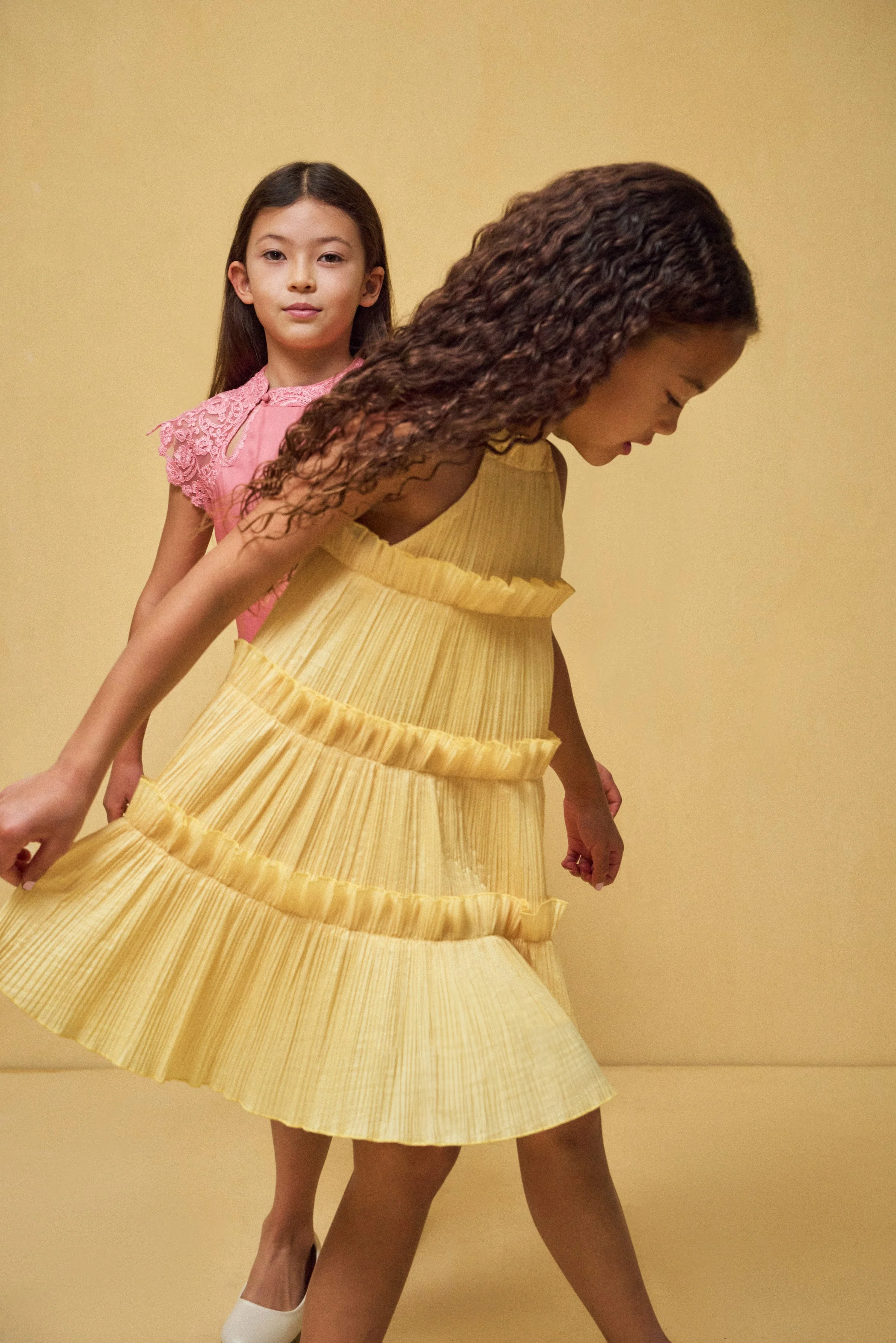 KIDS LEILAH DRESS - DAFFODIL - Image 6