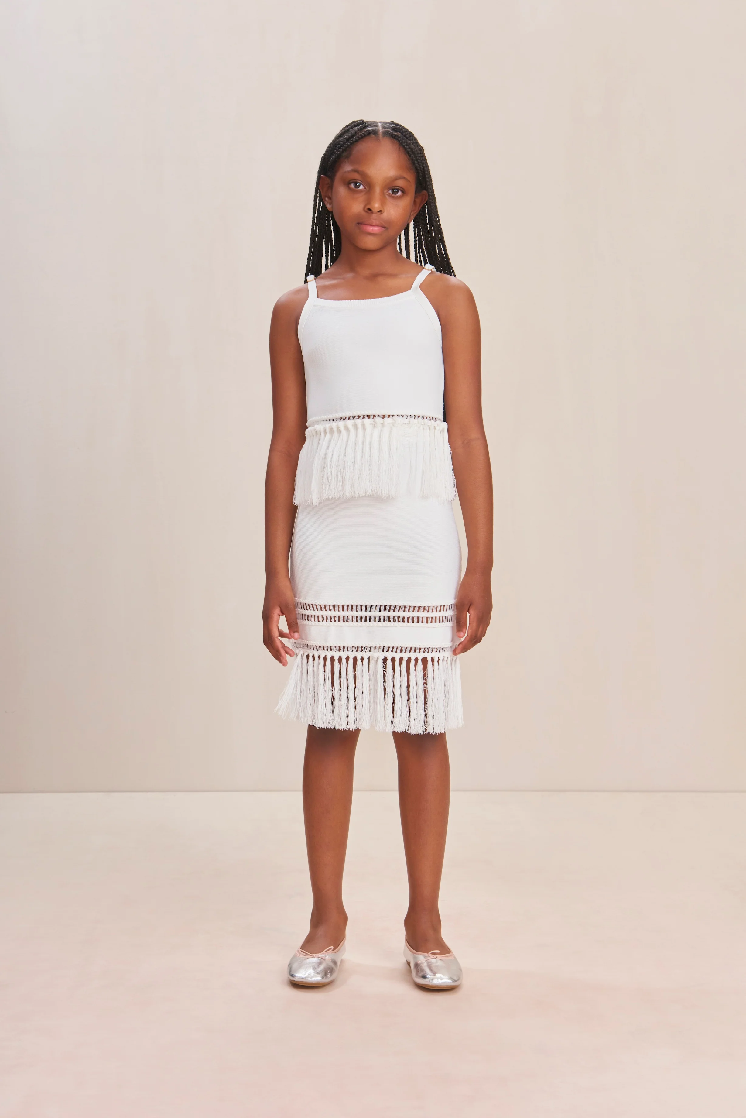 KIDS KIKITA KNIT TOP - OFF WHITE - Image 2