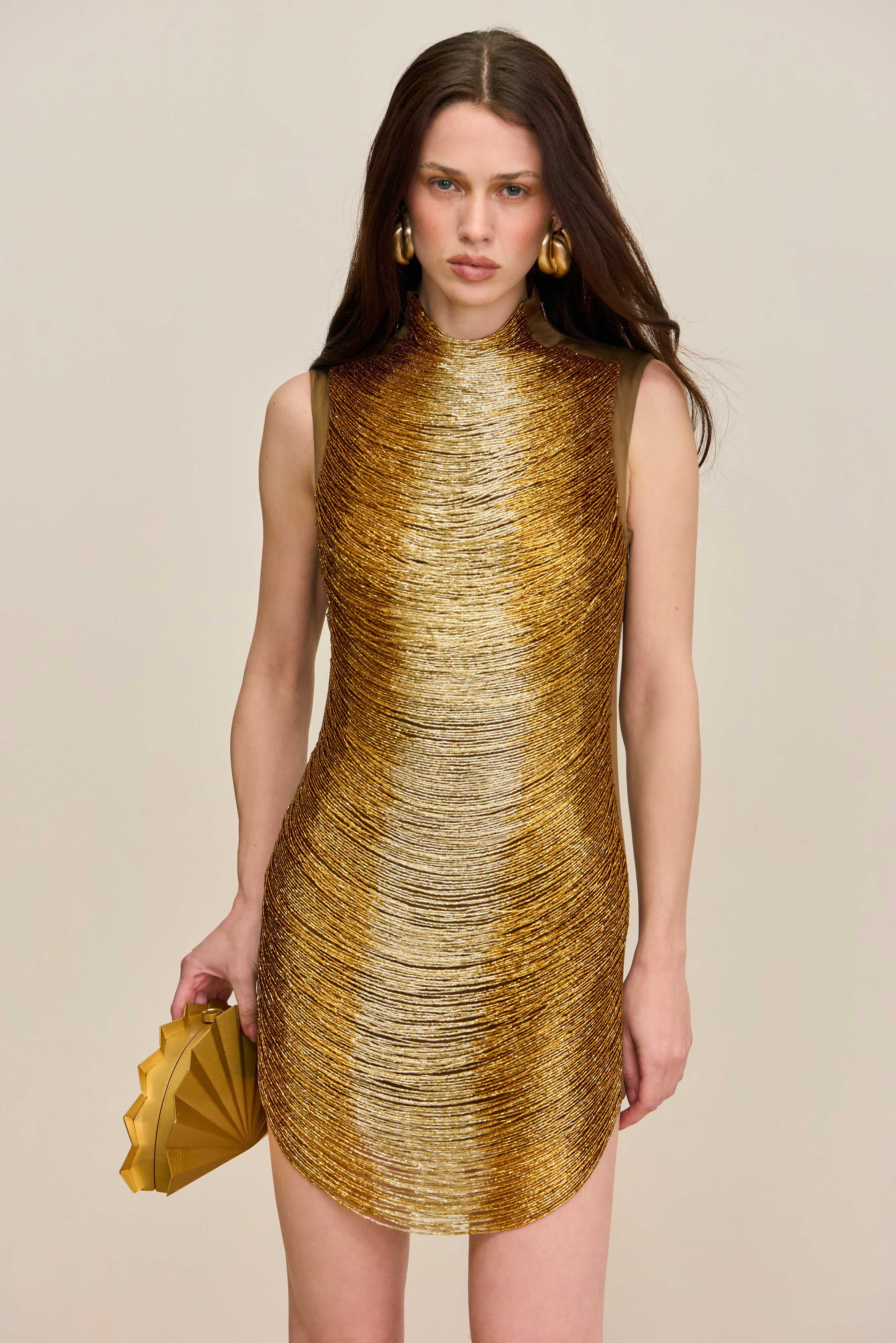 KYMA DRESS - BRONZE - Image 3