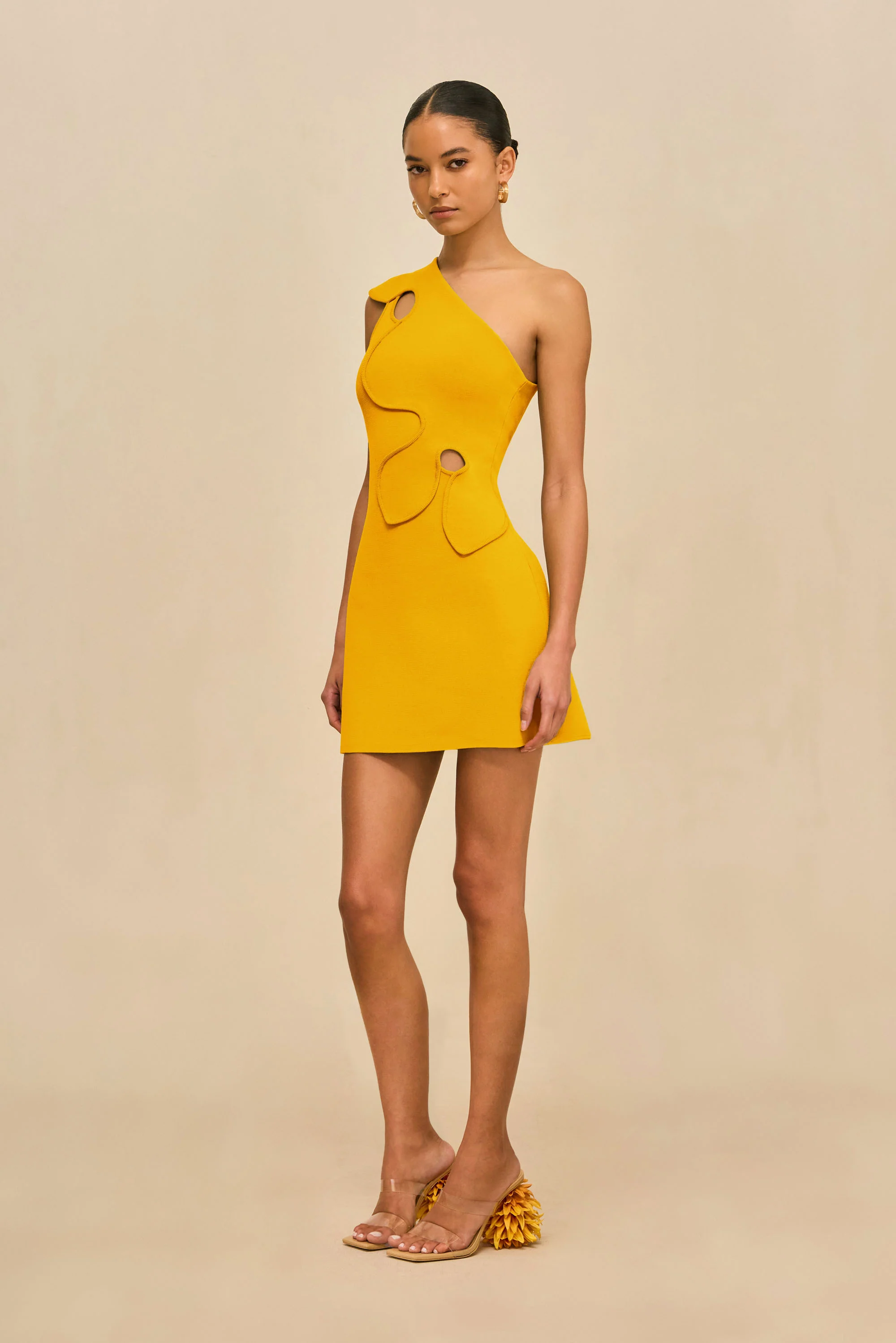 LABELLA KNIT DRESS - MARIGOLD - Image 5