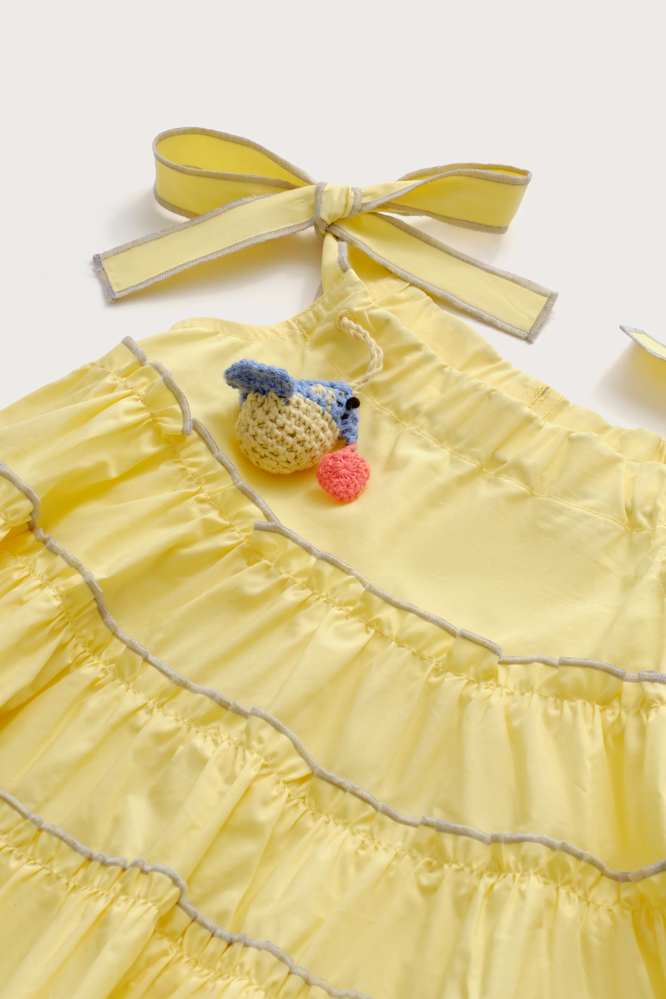 BABY LEILAH DRESS & BLOOMER - DAFFODIL - Image 2