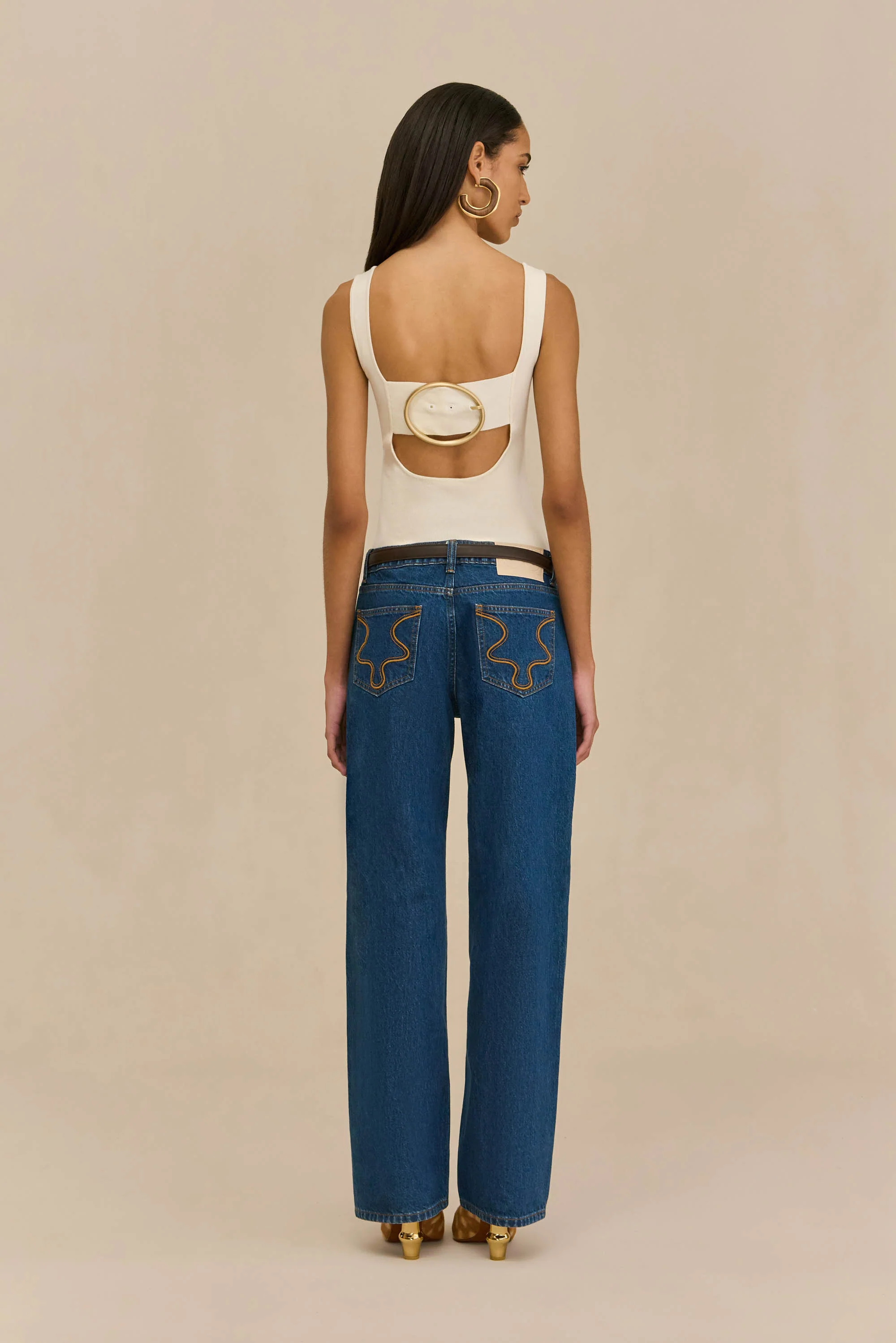 LEVI KNIT TOP - OFF WHITE - Image 6
