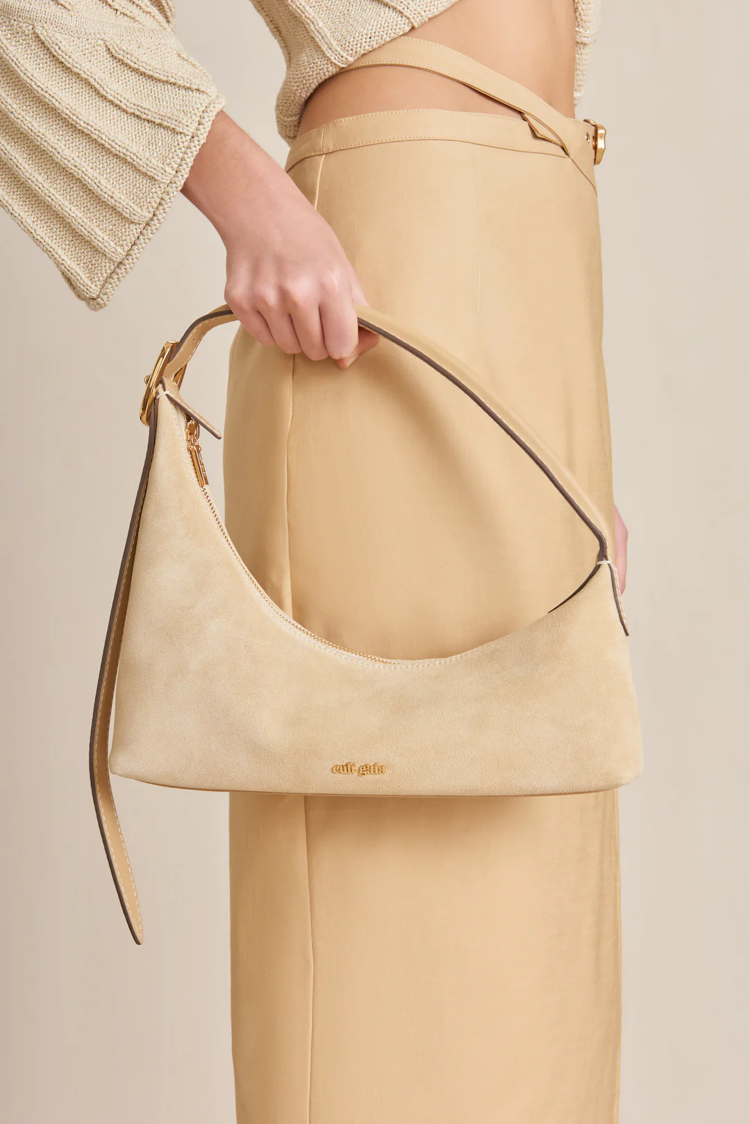 LOLA SHOULDER BAG - SAND - Image 3