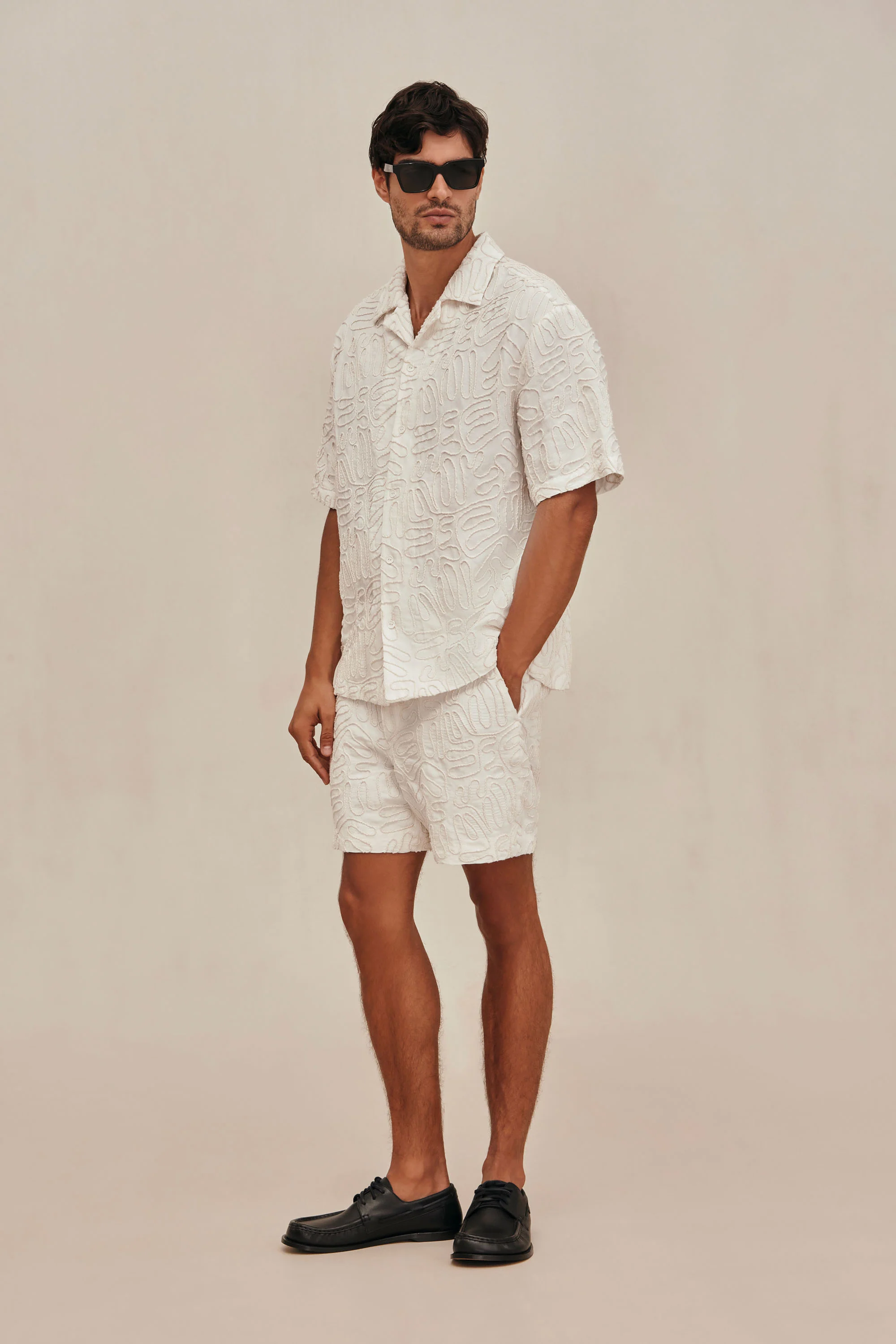 LUCIO SHORT - OFF WHITE MULTI - Image 3