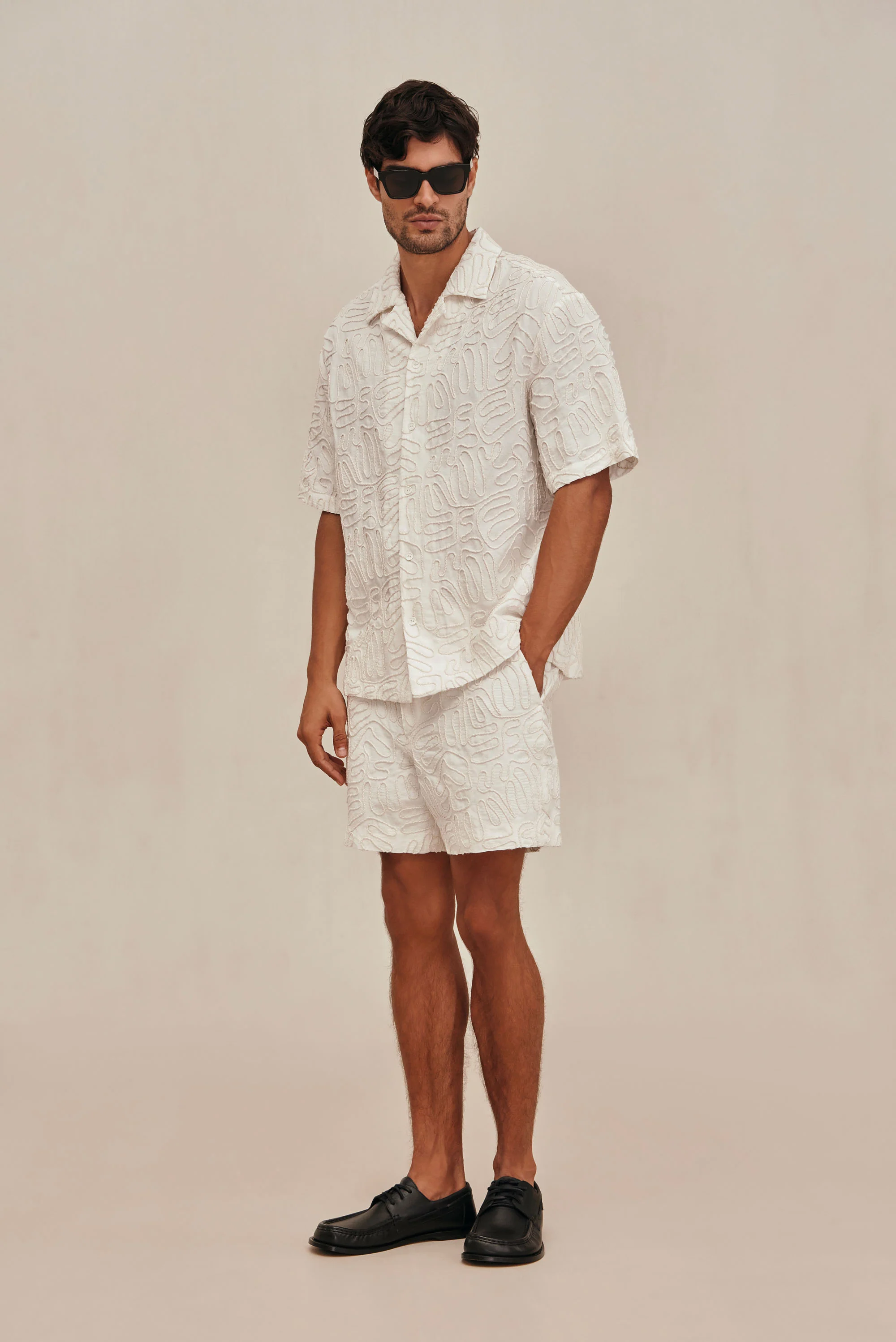 LUCIO SHORT - OFF WHITE MULTI - Image 5