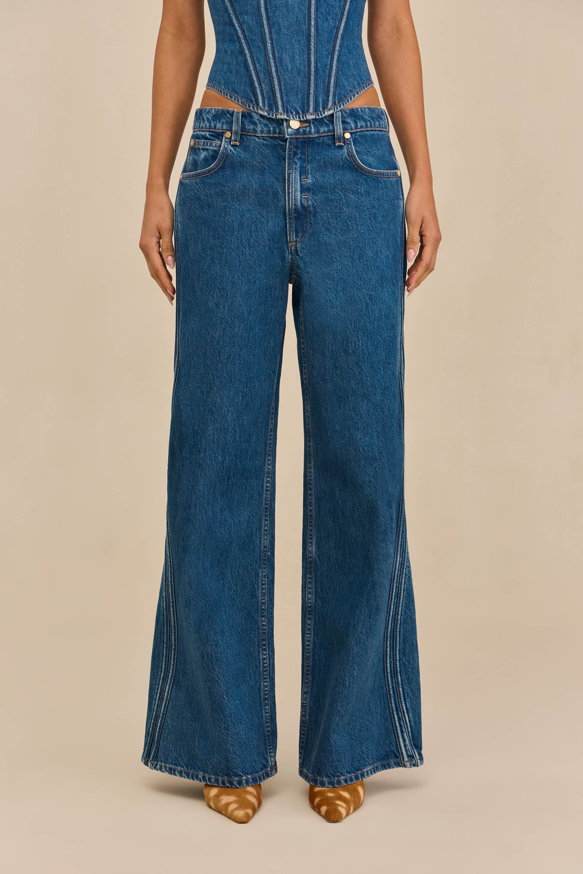 MAJA PANT - 80S BLUE - Image 3