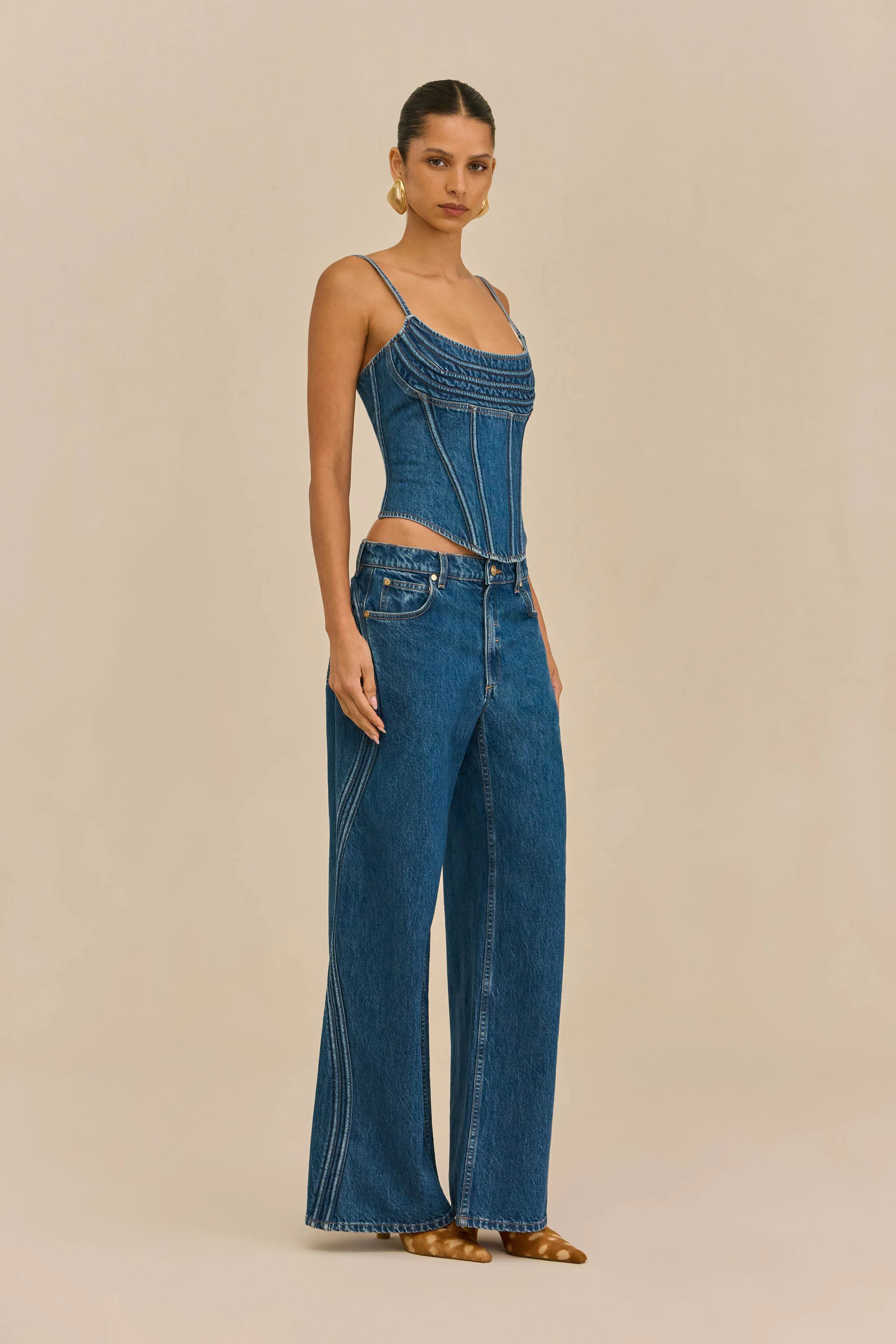 MAJA PANT - 80S BLUE - Image 4