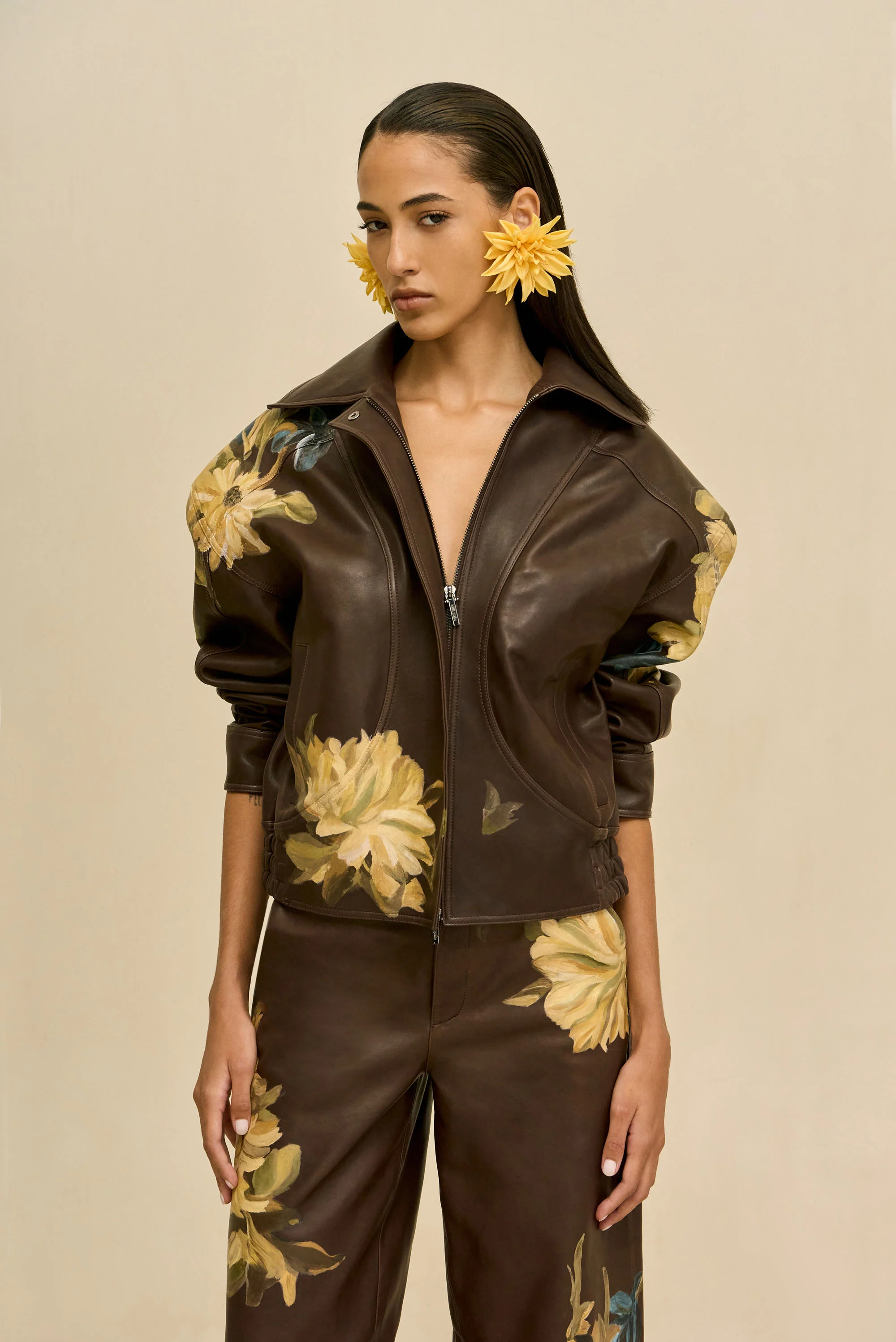 MATTHIEU LEATHER JACKET - LUWAK - Image 3