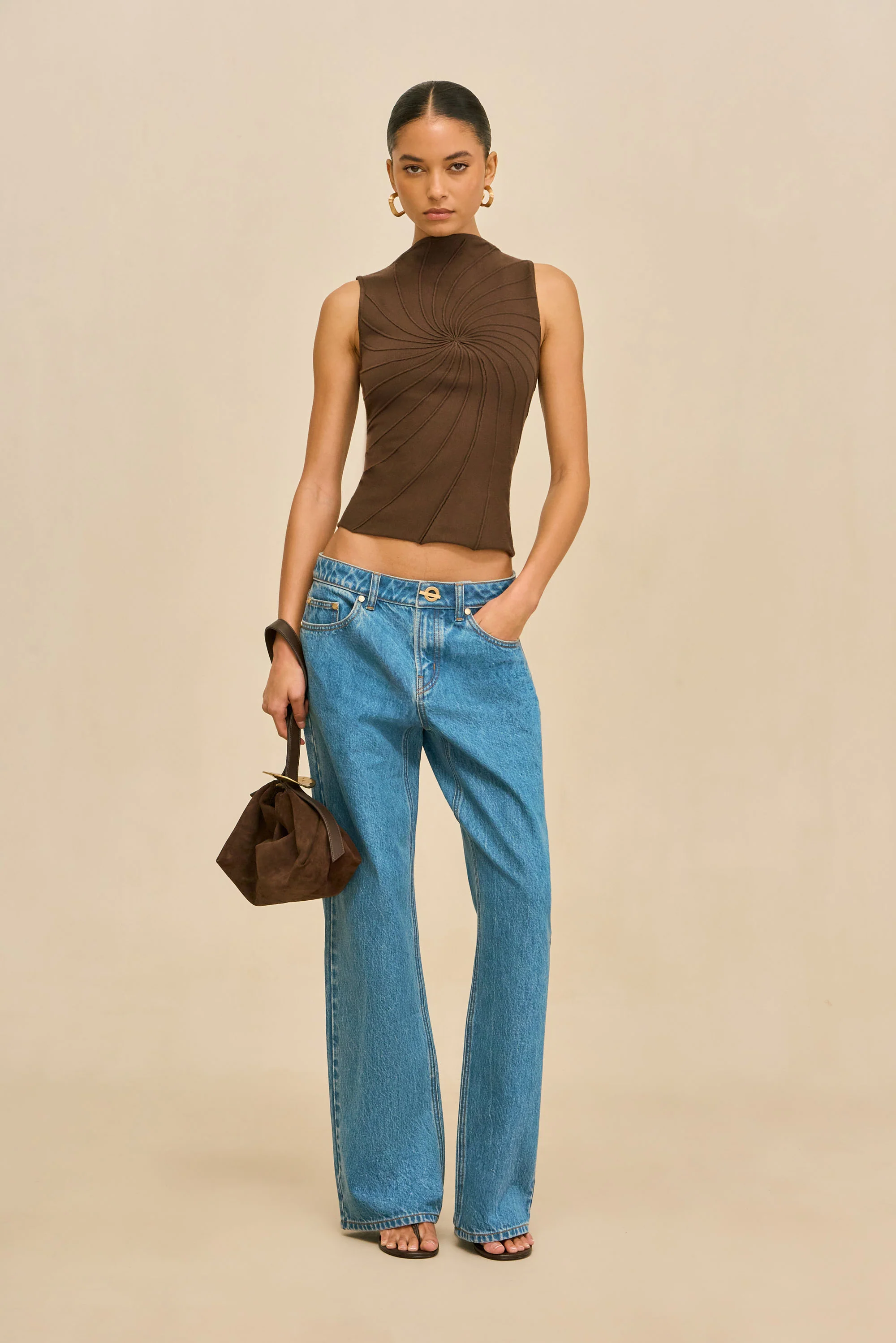 MICAH KNIT TOP - LUWAK - Image 2