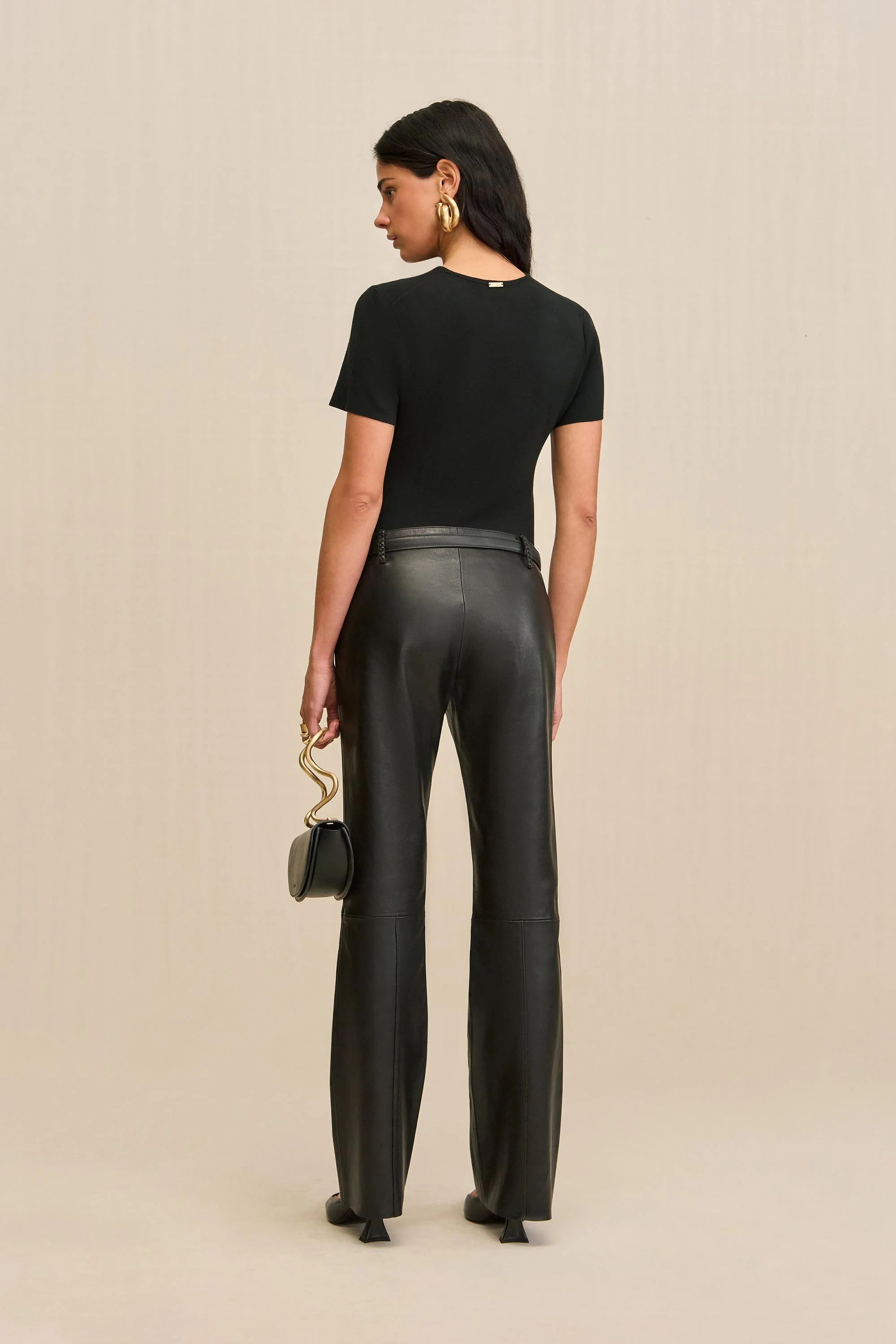 MILIOS KNIT TOP - BLACK - Image 4