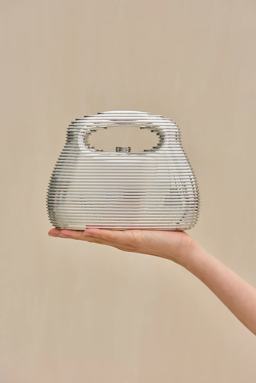 MIMI BAG - SHINY SILVER - Image 3