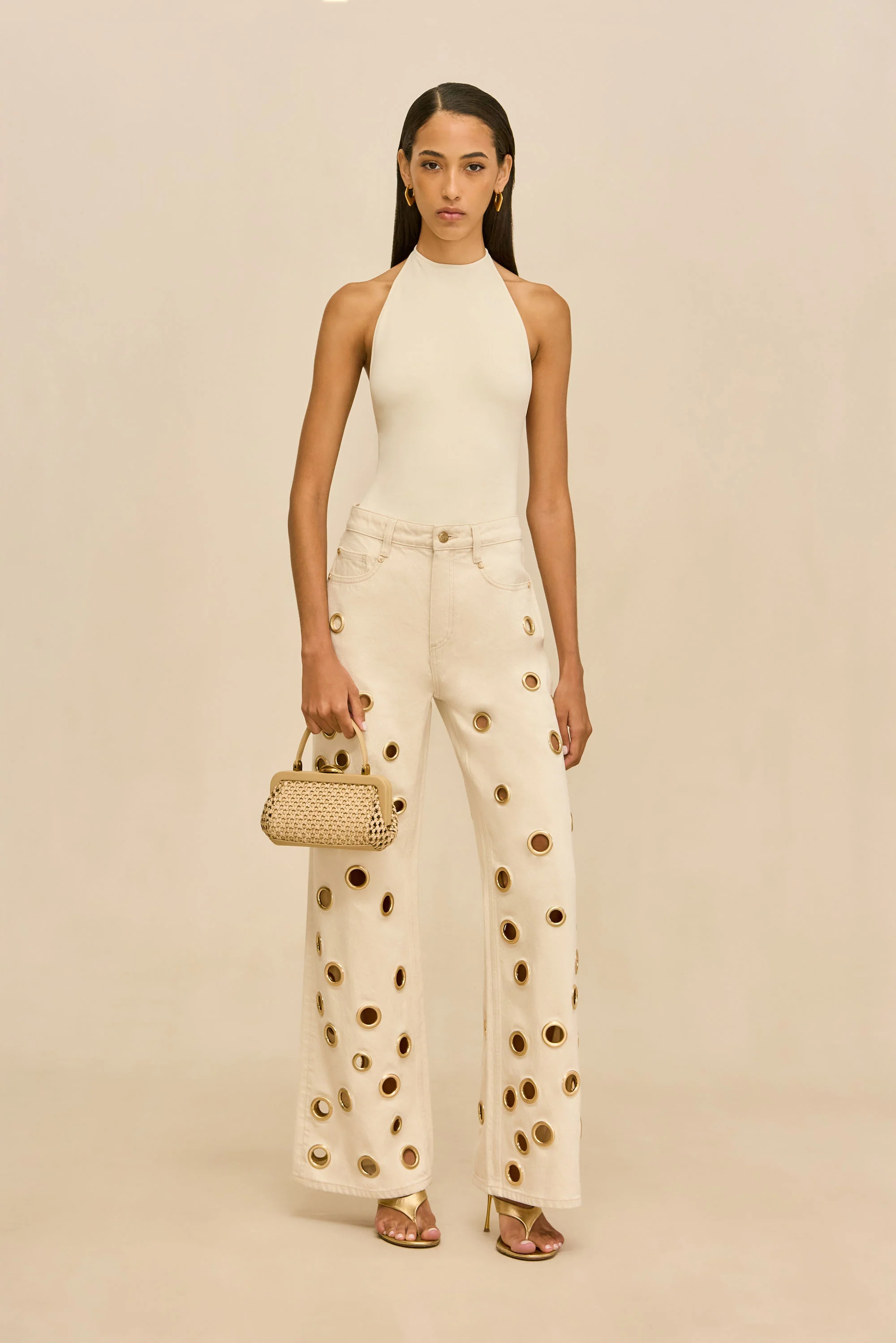 MINNIE KNIT BODYSUIT - OFF WHITE - Image 3