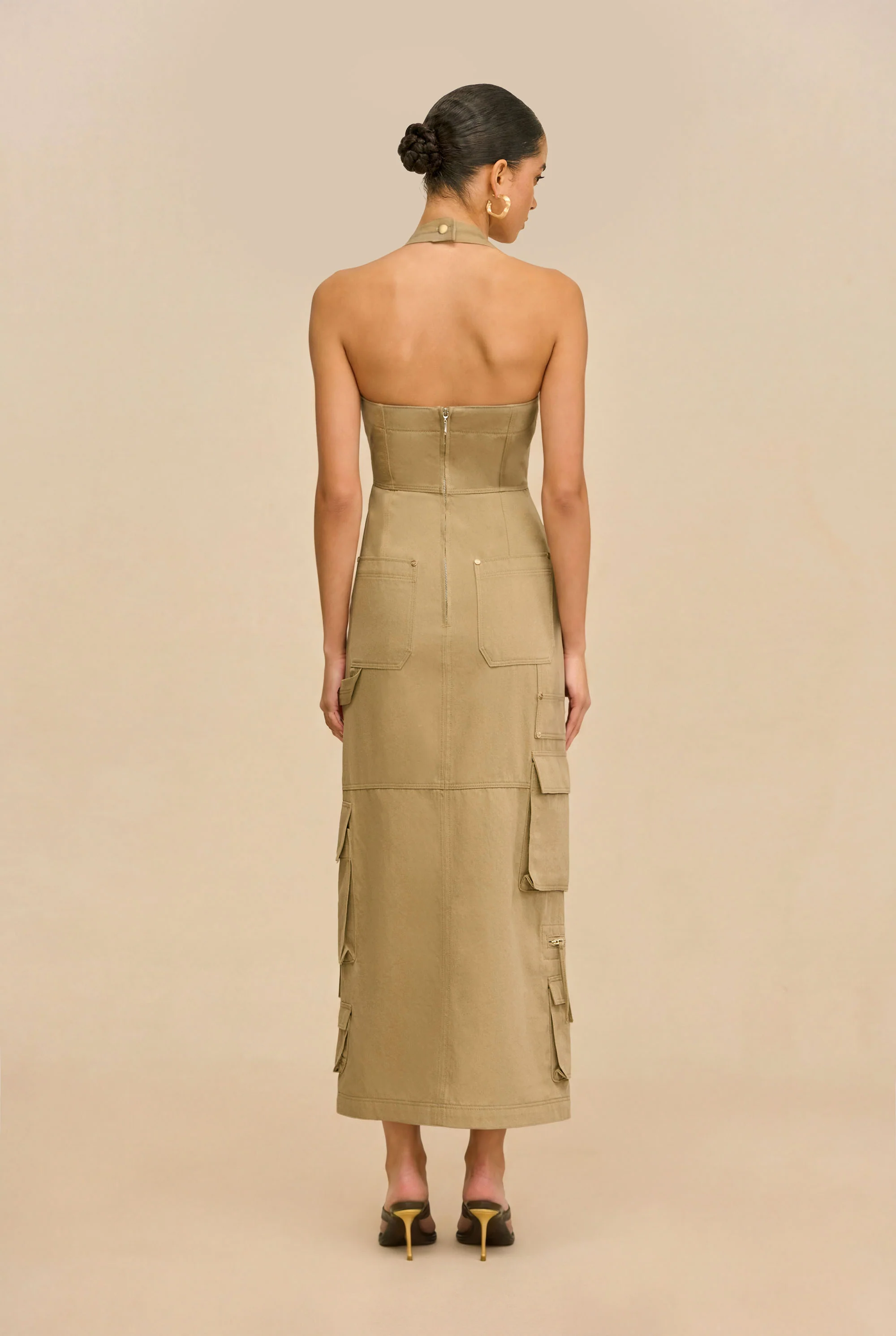 MISAKI DRESS - SESAME - Image 4