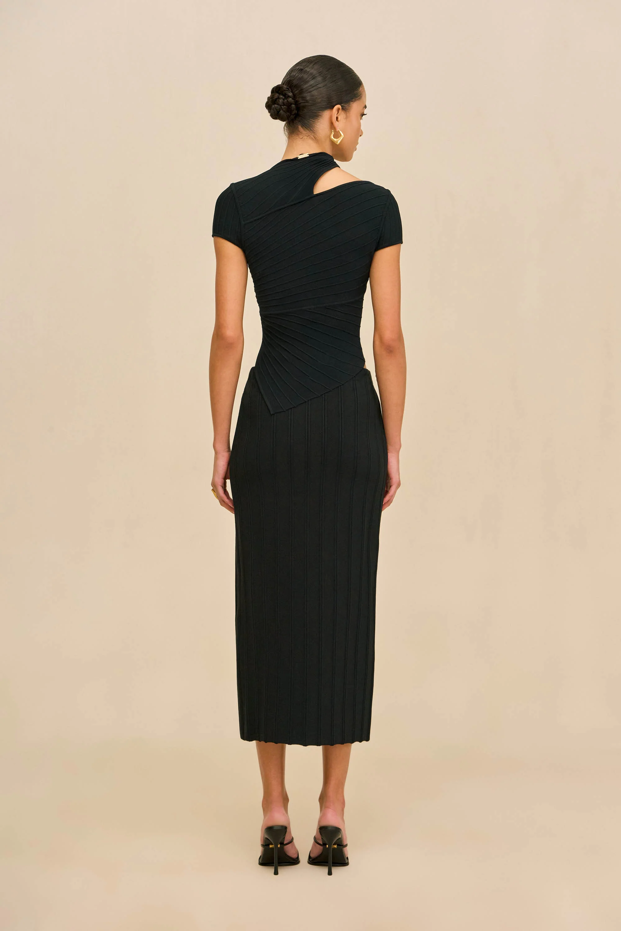 NESSI KNIT TOP - BLACK - Image 5