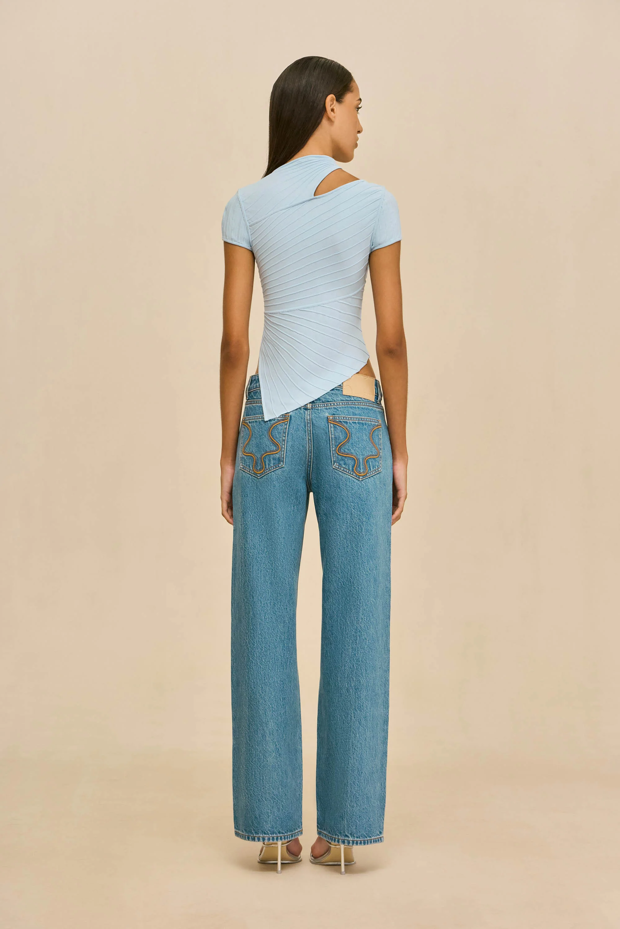 NESSI KNIT TOP - COASTAL - Image 5