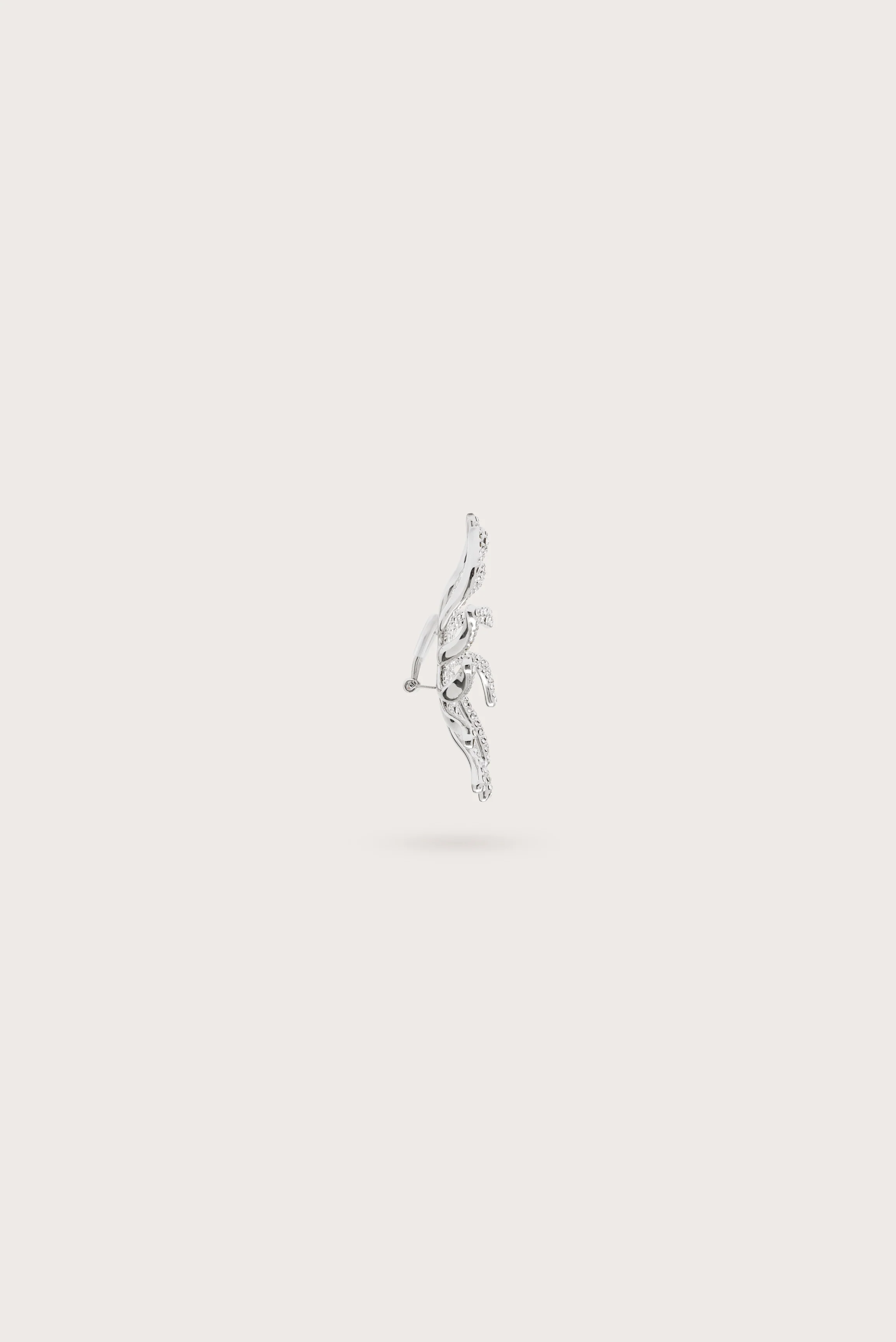 NIS EARRING - CLEAR PAVE - Image 3