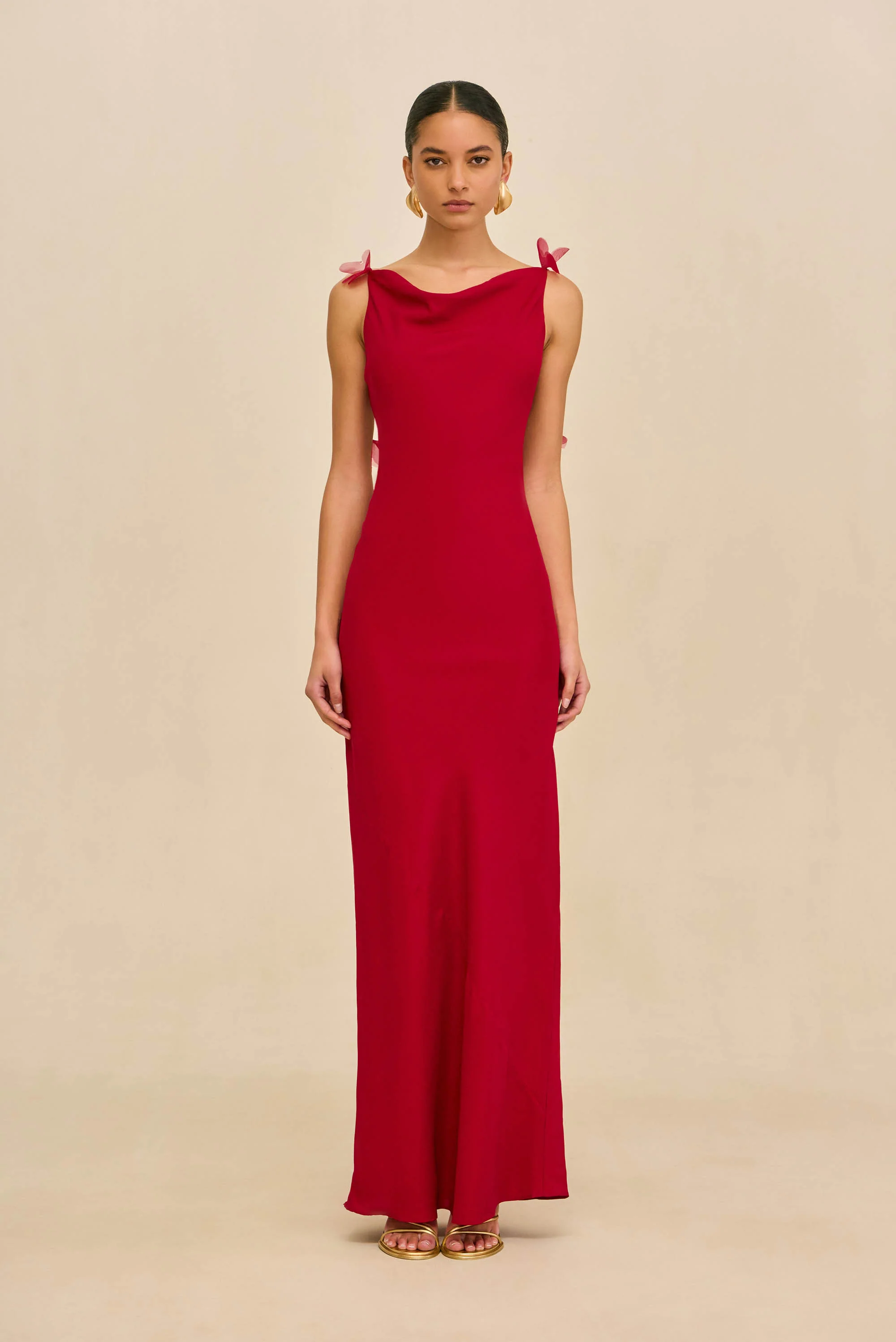 NYMERIA GOWN - MERLOT - Image 7
