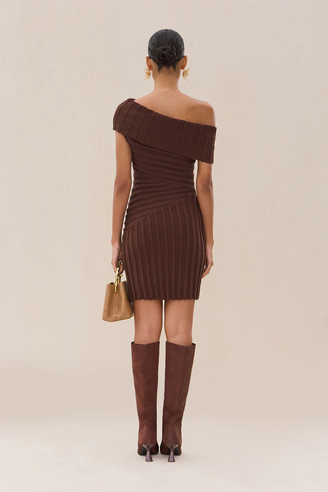 OCEANE KNIT DRESS - JAVA - Image 6