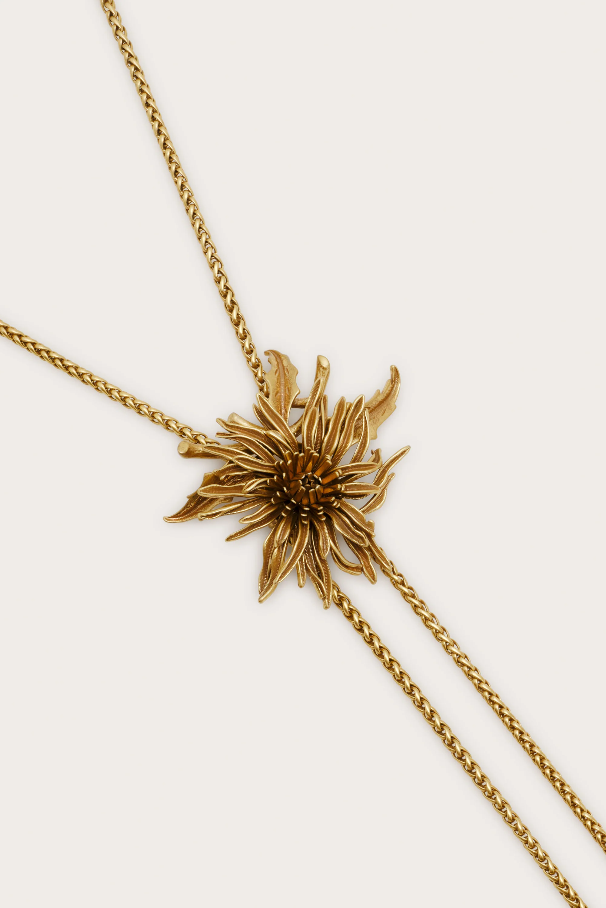 OCTAVIA BOLO NECKLACE - ANTIQUE BRASS - Image 3