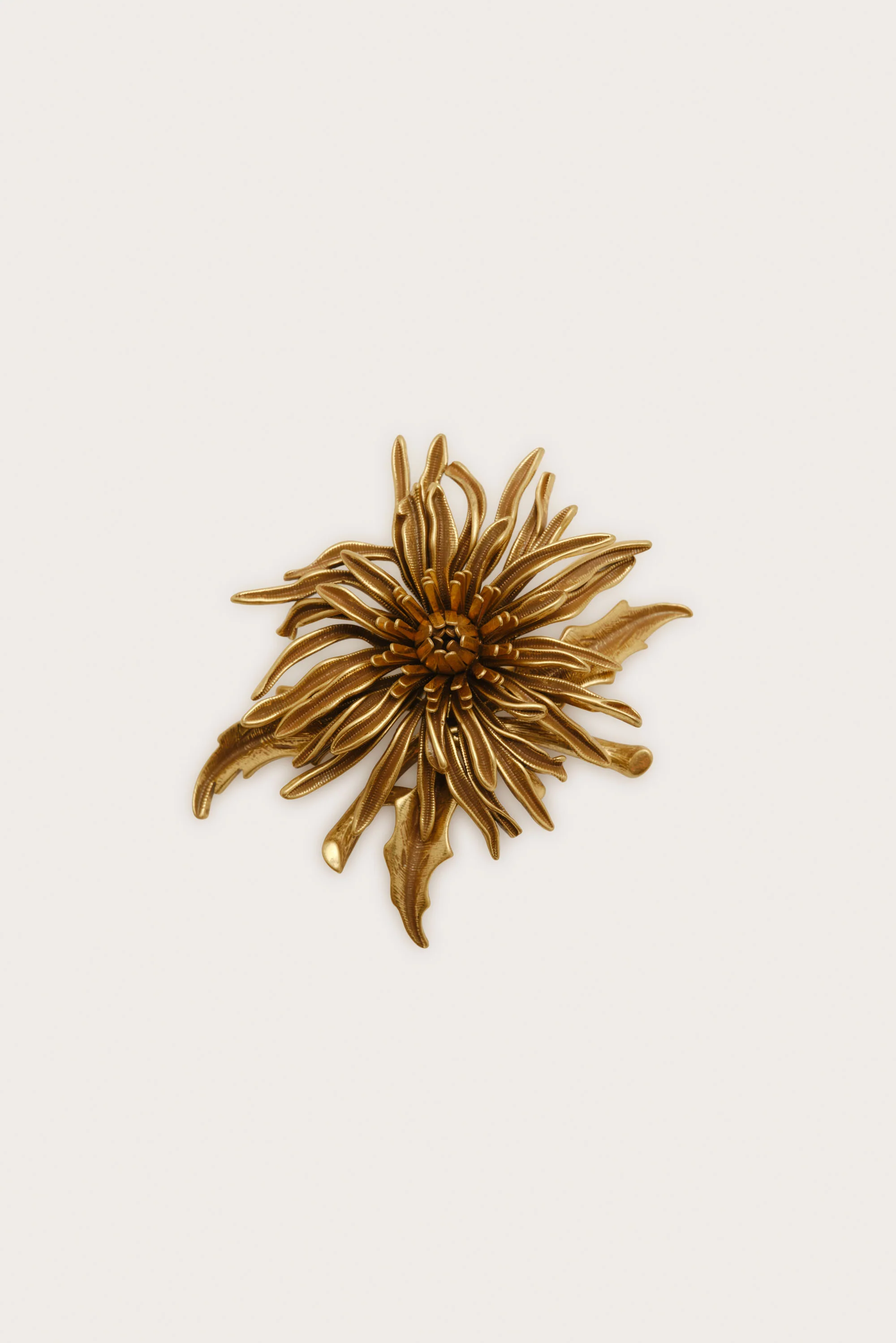 OCTAVIA BROOCH - ANTIQUE BRASS