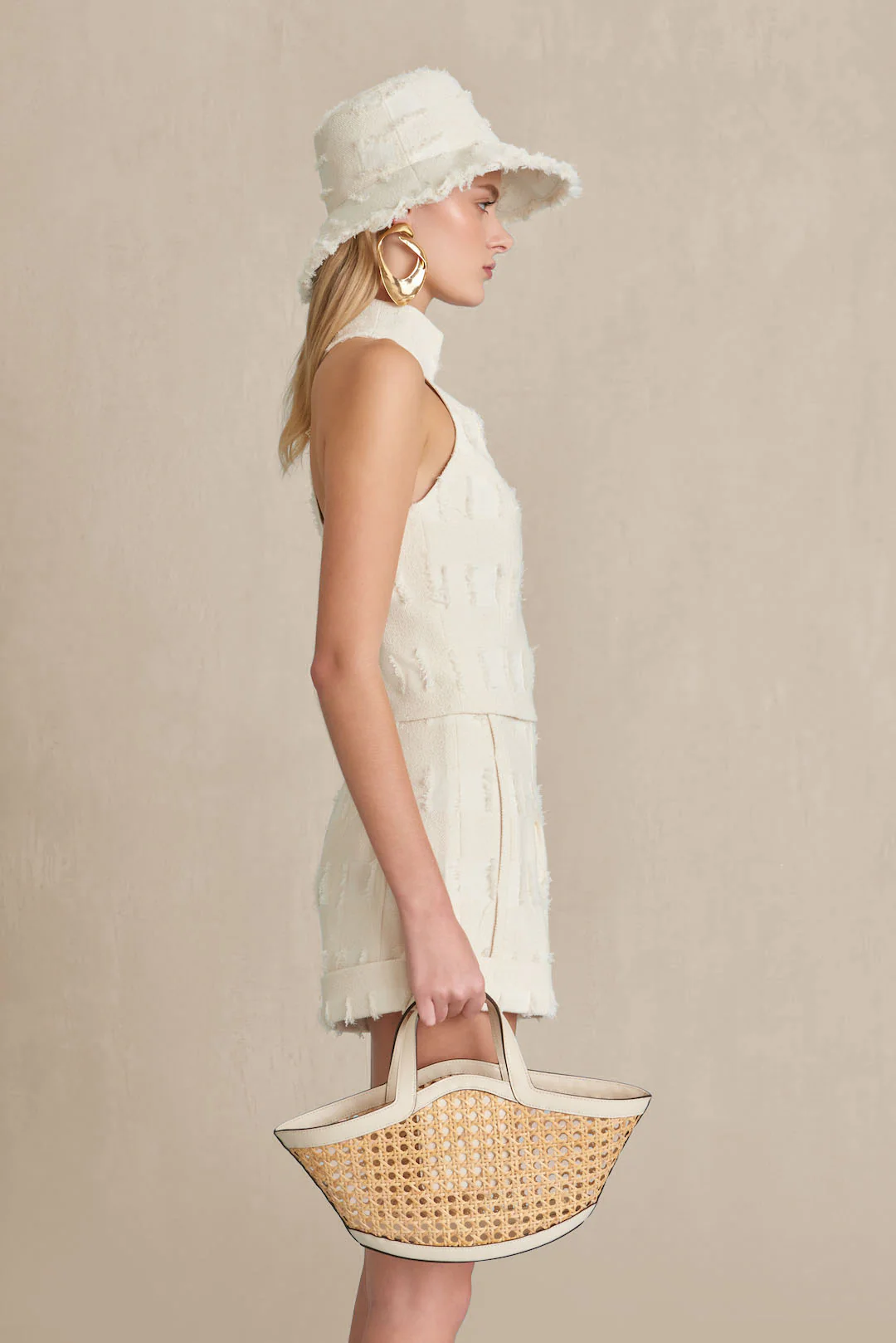 OLGA SHORT - OFF WHITE MULTI - Image 4